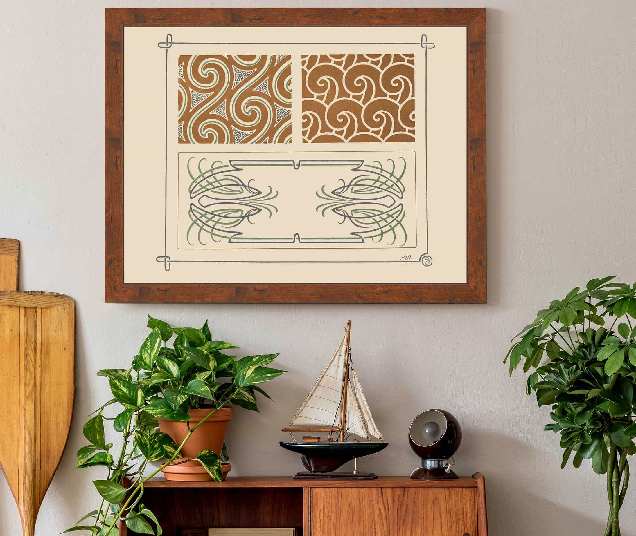 Abstract Design Based On Swirls by Maurice Pillard Verneuil - Image 3