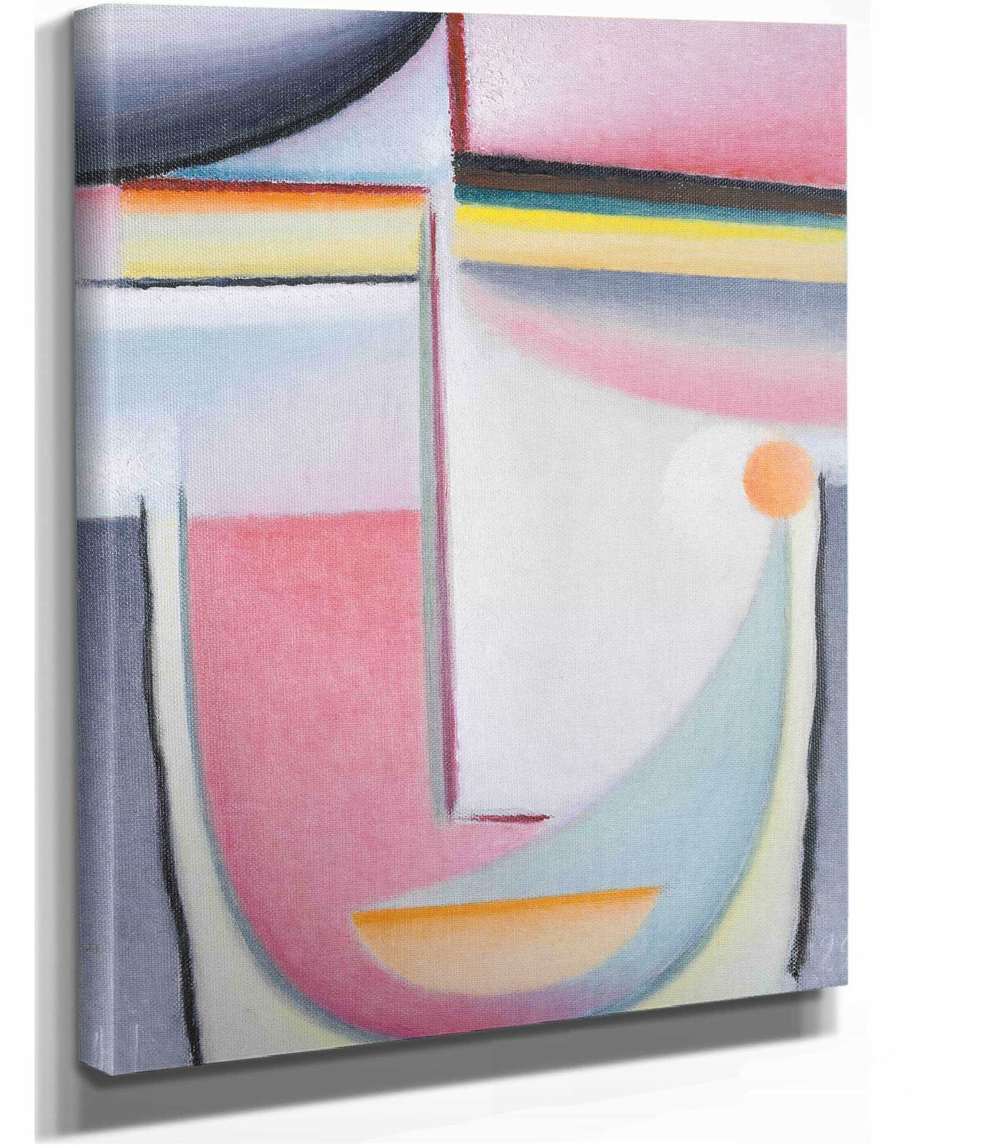 Abstract Head Symphony In Pink by Alexej Von Jawlensky - Image 2