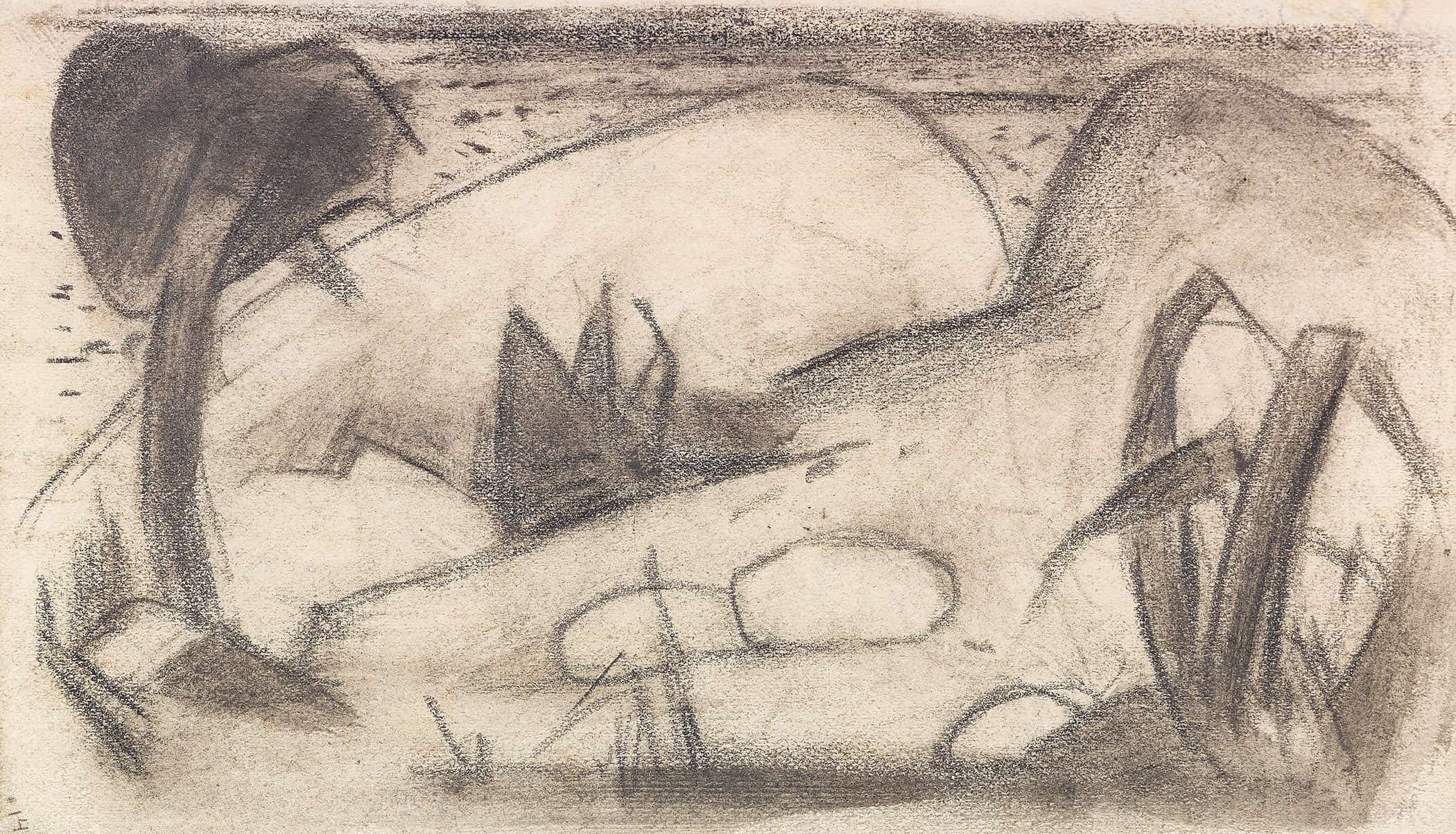 Abstrahierte Exotische Landschaft by Franz Marc - Image 2