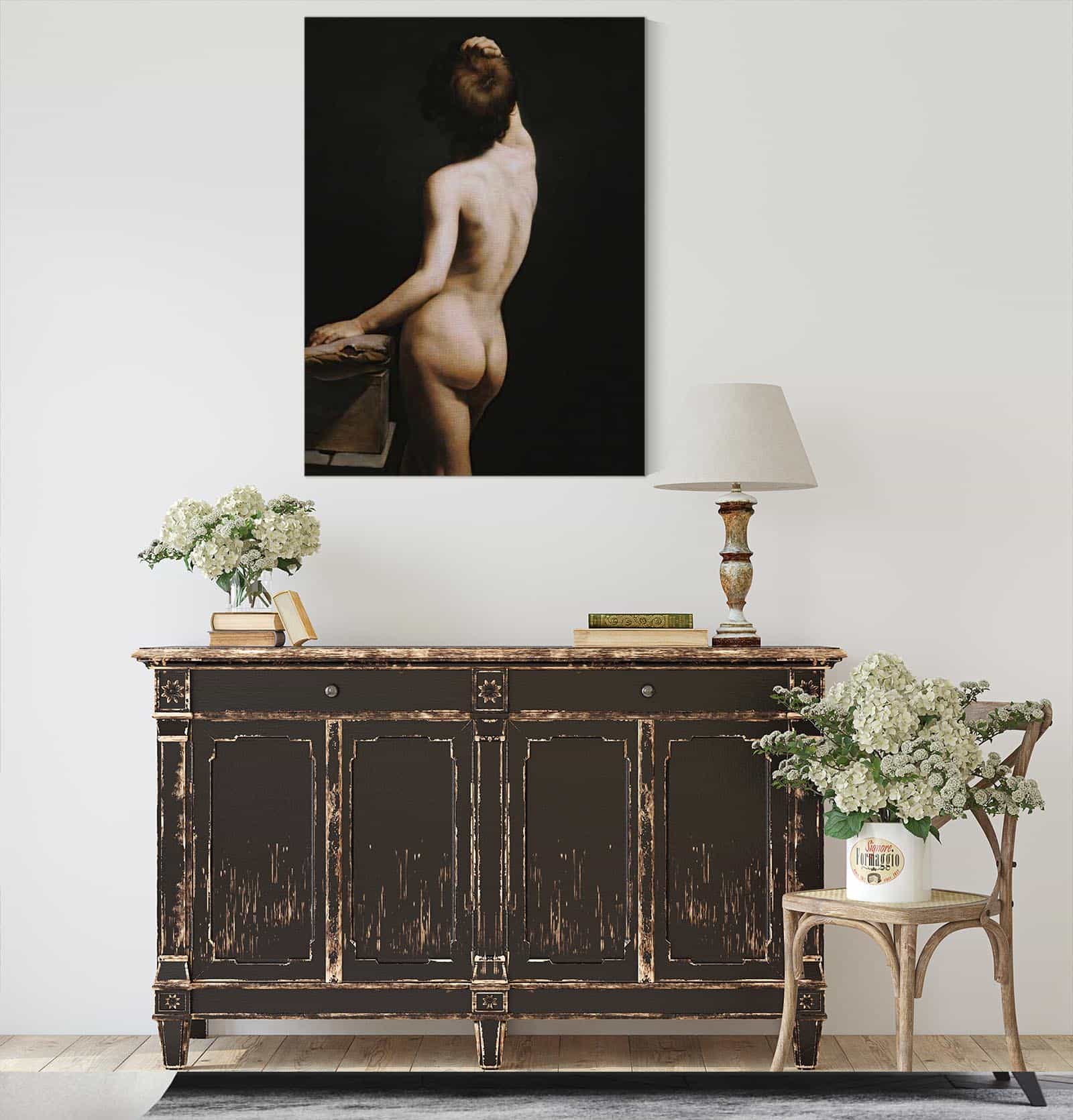 Academic Study Of Adolescent Boy Seen From Behind by Horace Vernet - Image 4