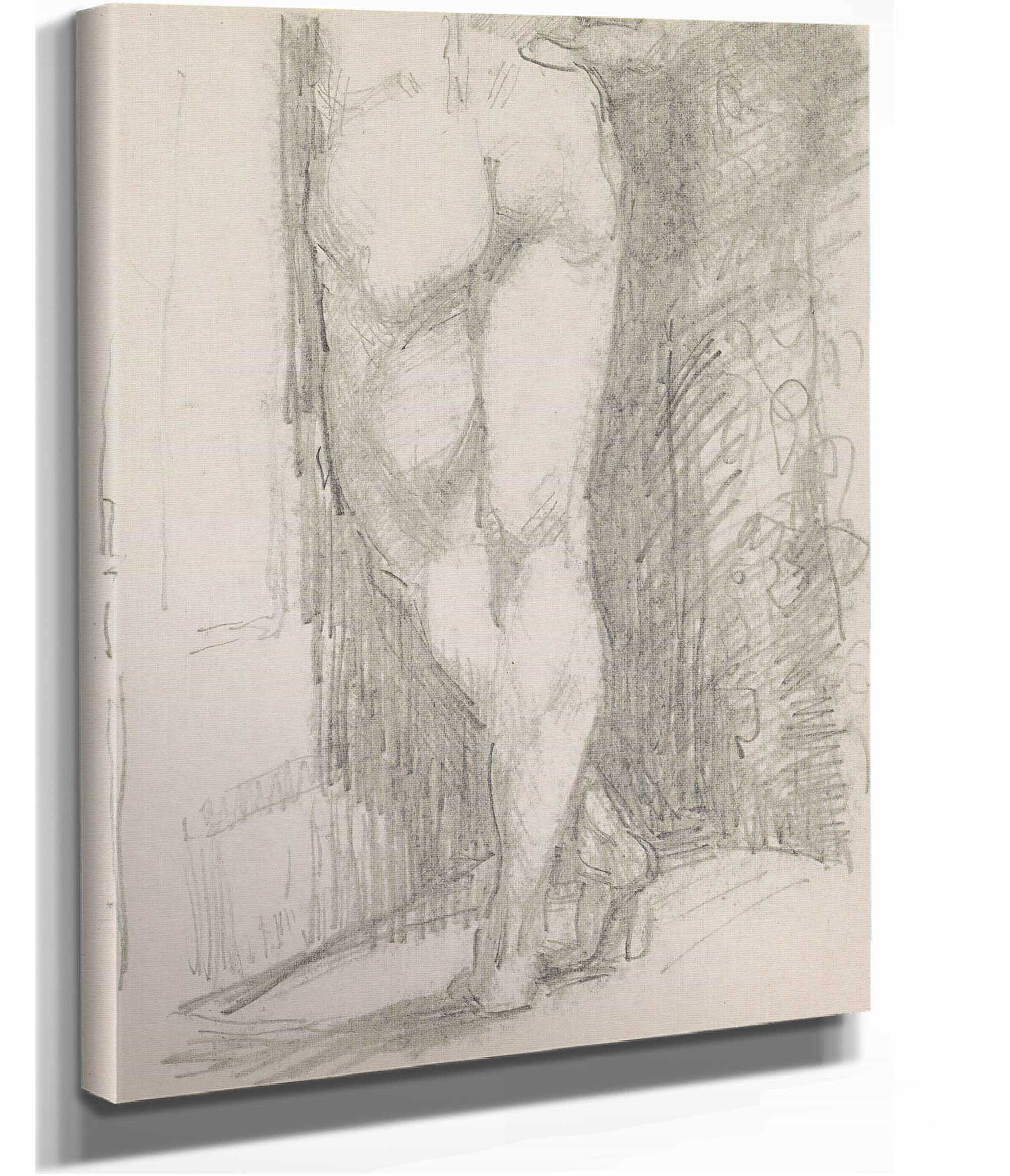 Achterzijde Van Een Staande Naakte Vrouw by Reijer Stolk - Image 10