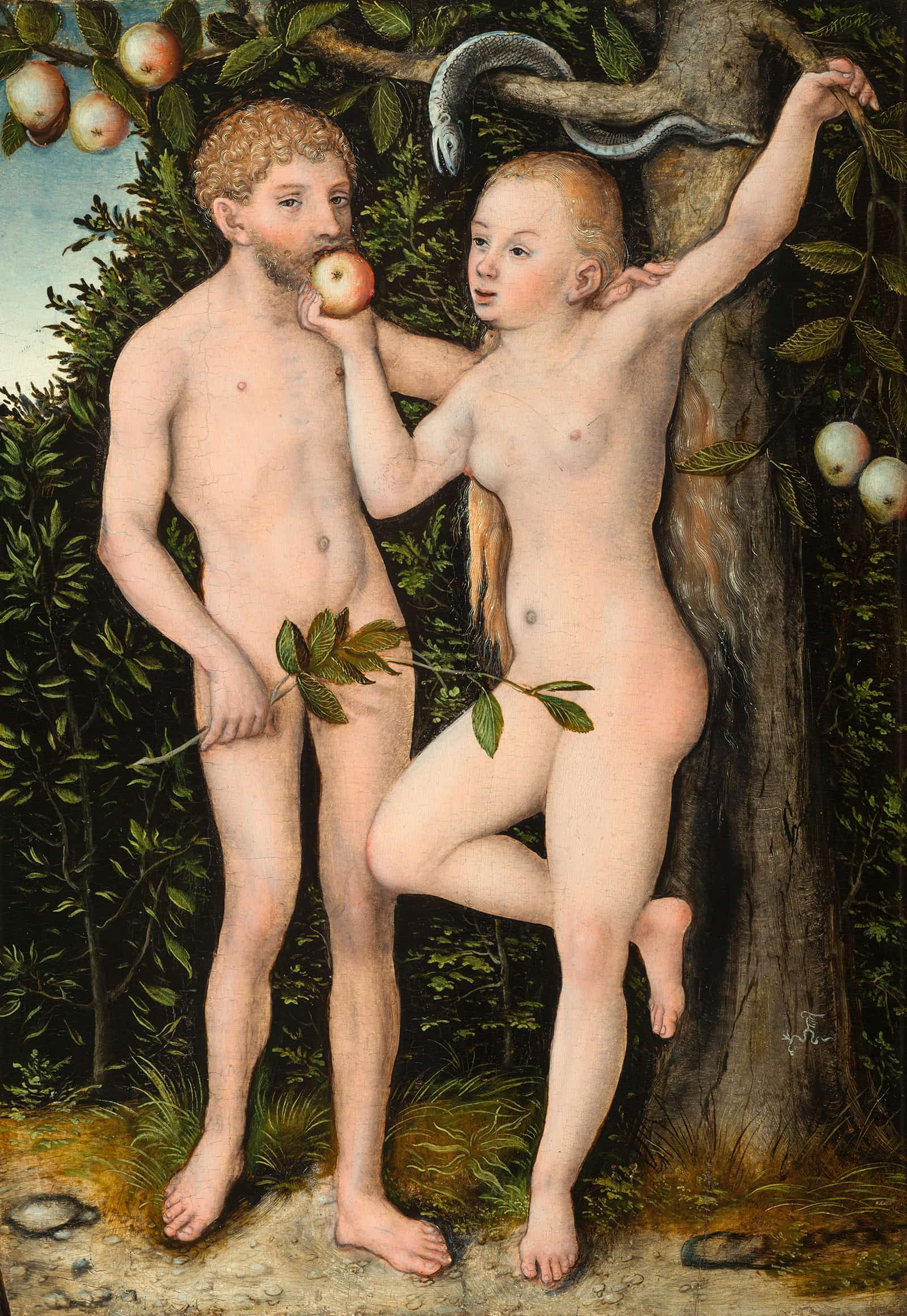 Adam And Eve by Lucas Cranach The Elder - Image 2