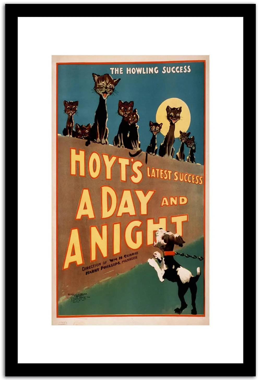 A Day And A Night Vintage Poster