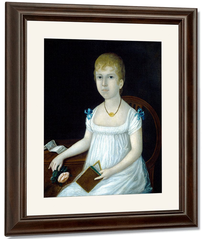 Adelina Morton 1810 By Joshua Johnson - Image 4