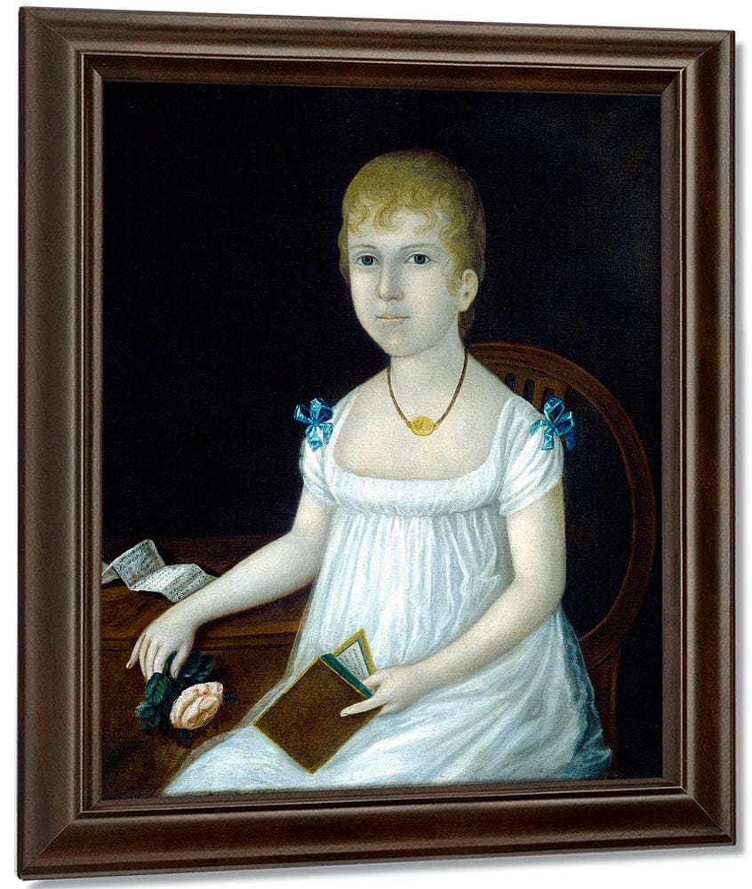Adelina Morton 1810 By Joshua Johnson - Image 5