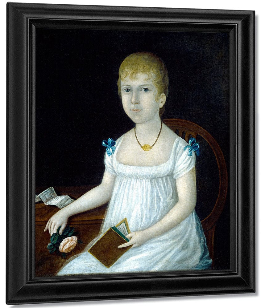 Adelina Morton 1810 By Joshua Johnson - Image 7