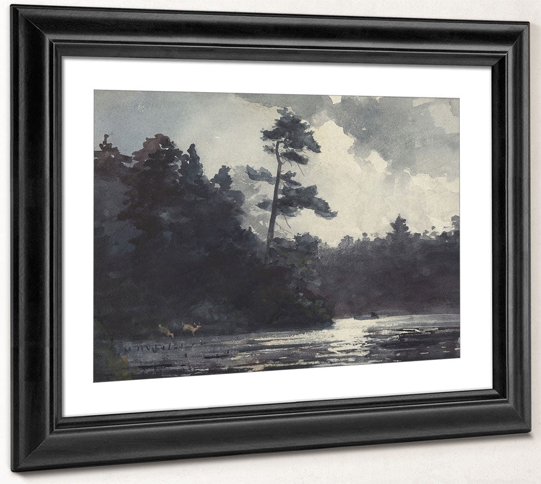 Adirondack Lake By Winslow Homer - Image 4