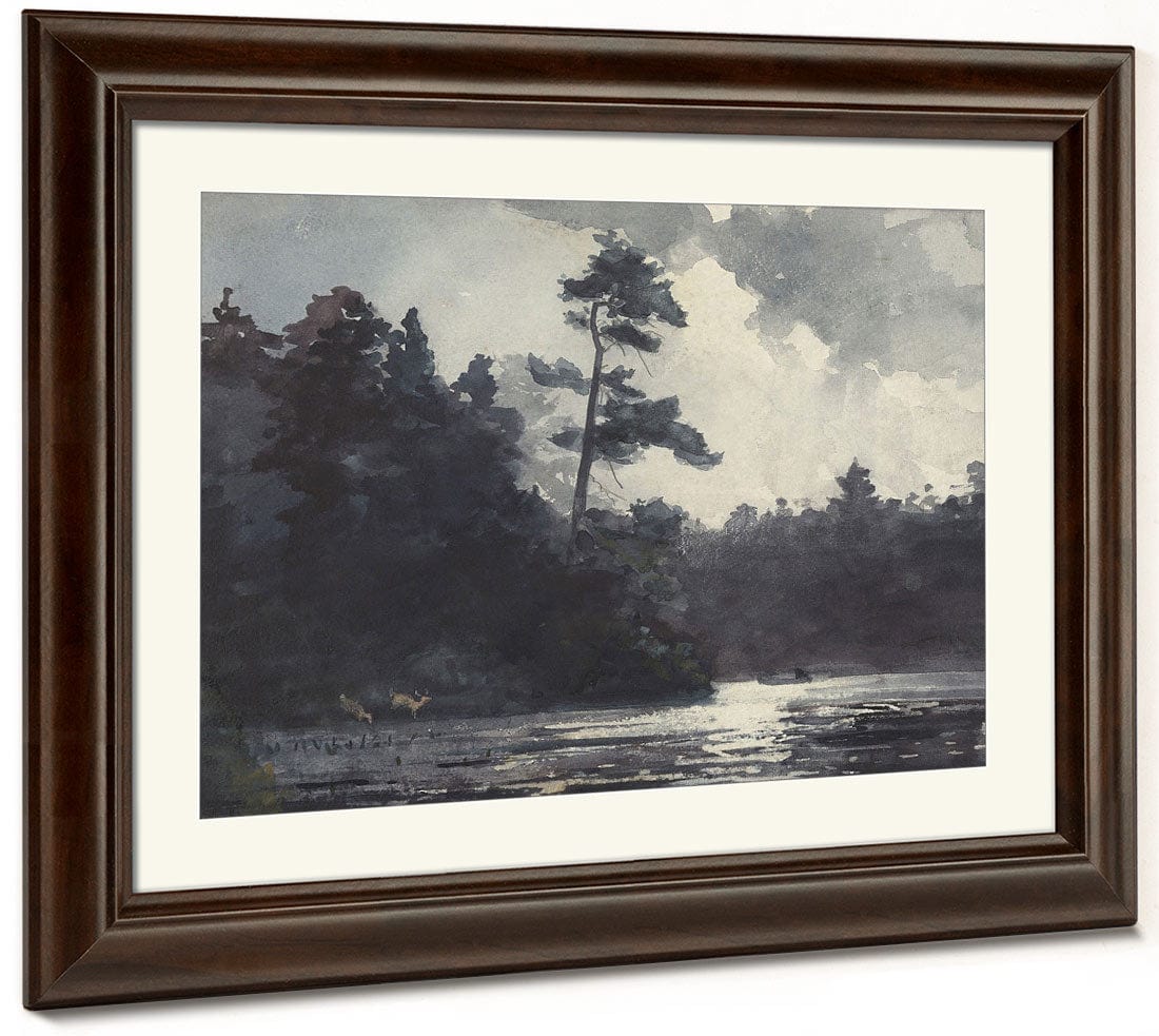 Adirondack Lake By Winslow Homer - Image 5