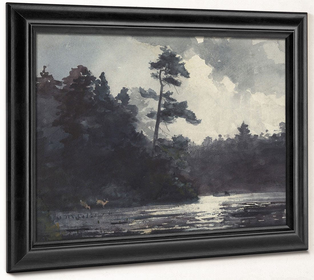 Adirondack Lake By Winslow Homer - Image 8