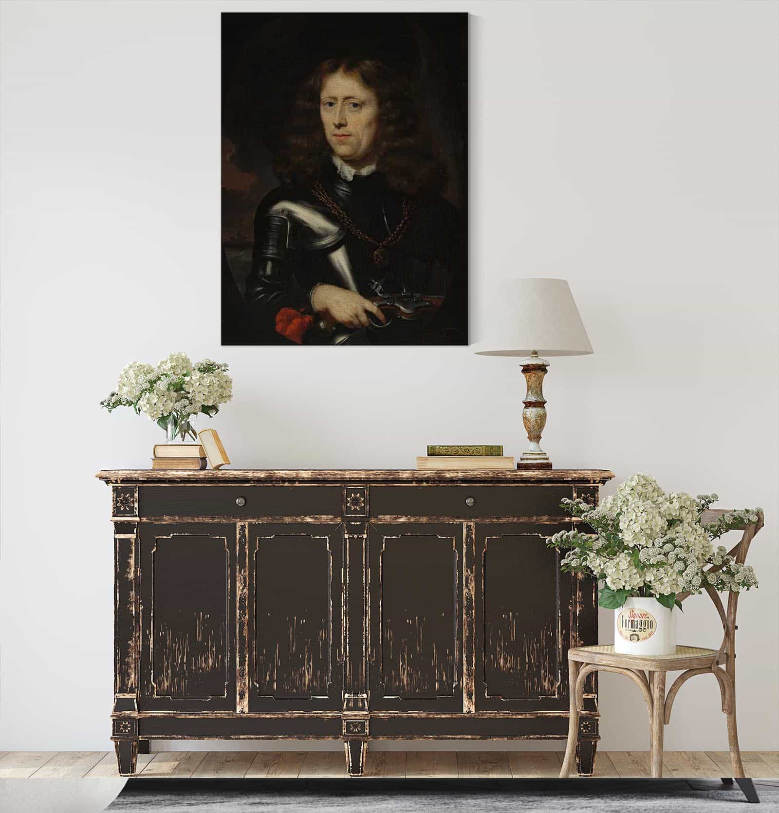 Admiral Jacob Binkes Born About Died by Nicolaes Maes - Image 4