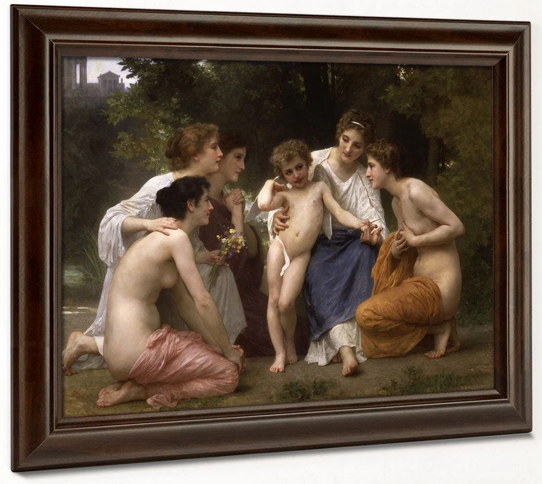 Admiration By William Adolphe Bouguereau - Image 6