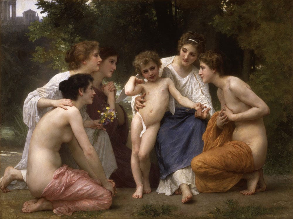 Admiration By William Adolphe Bouguereau - Image 7
