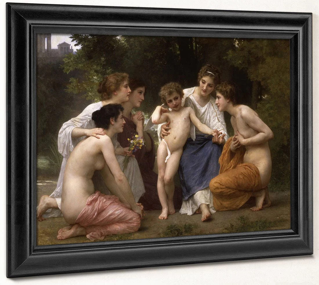 Admiration By William Adolphe Bouguereau - Image 8