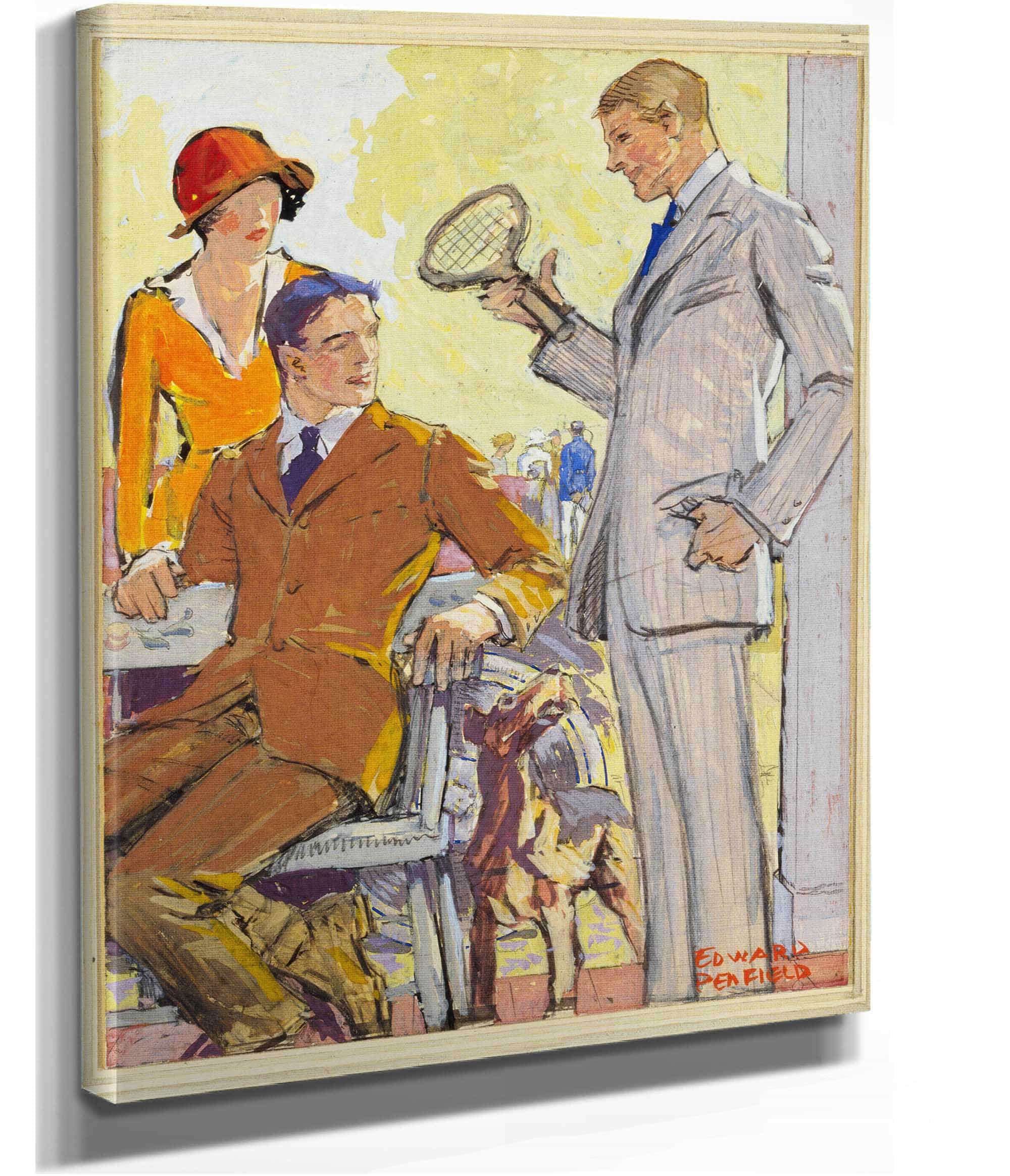 Advertisement For Hart Schaffner & Marx Clothes by Edward Penfield - Image 3