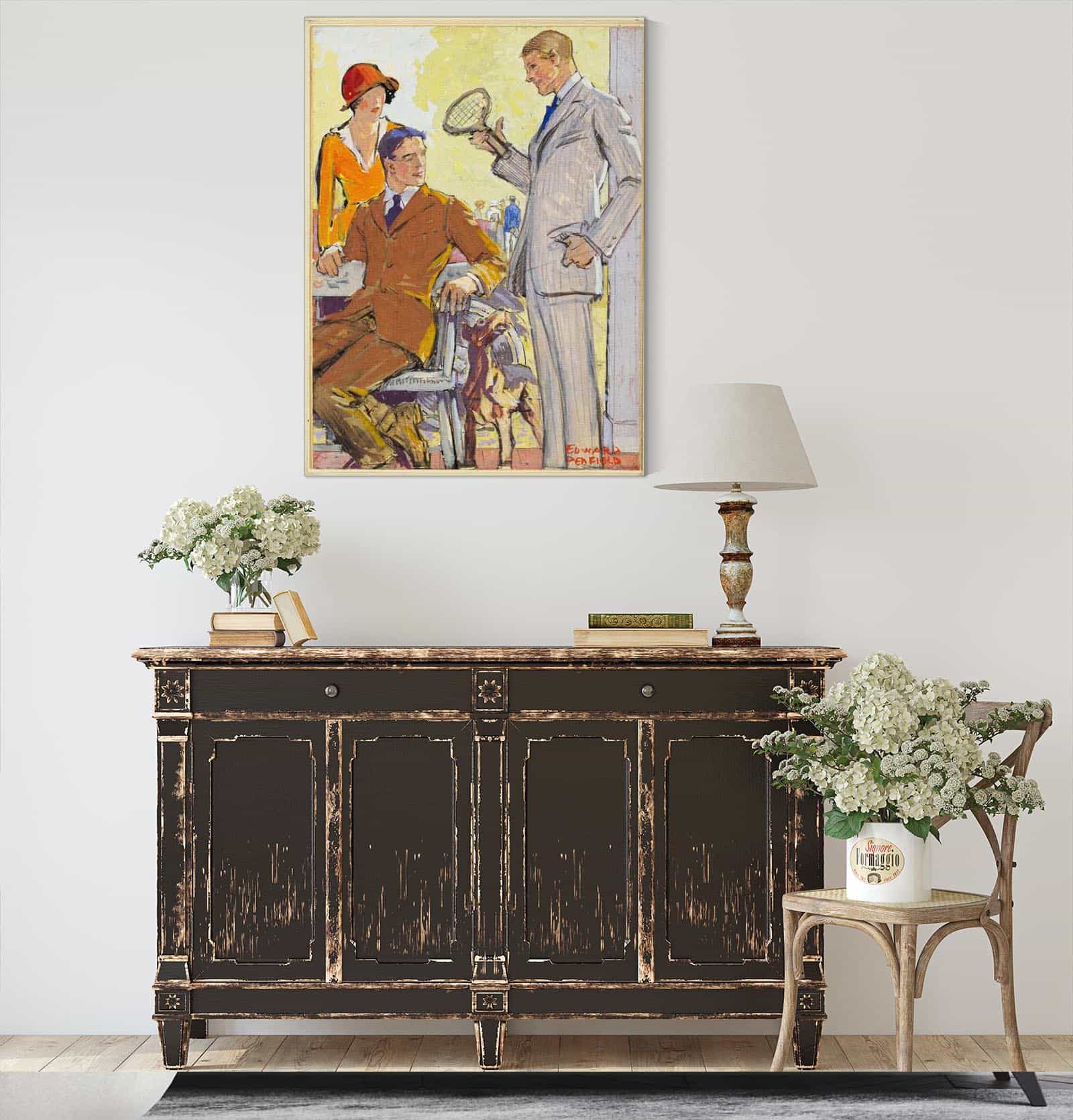 Advertisement For Hart Schaffner & Marx Clothes by Edward Penfield - Image 7