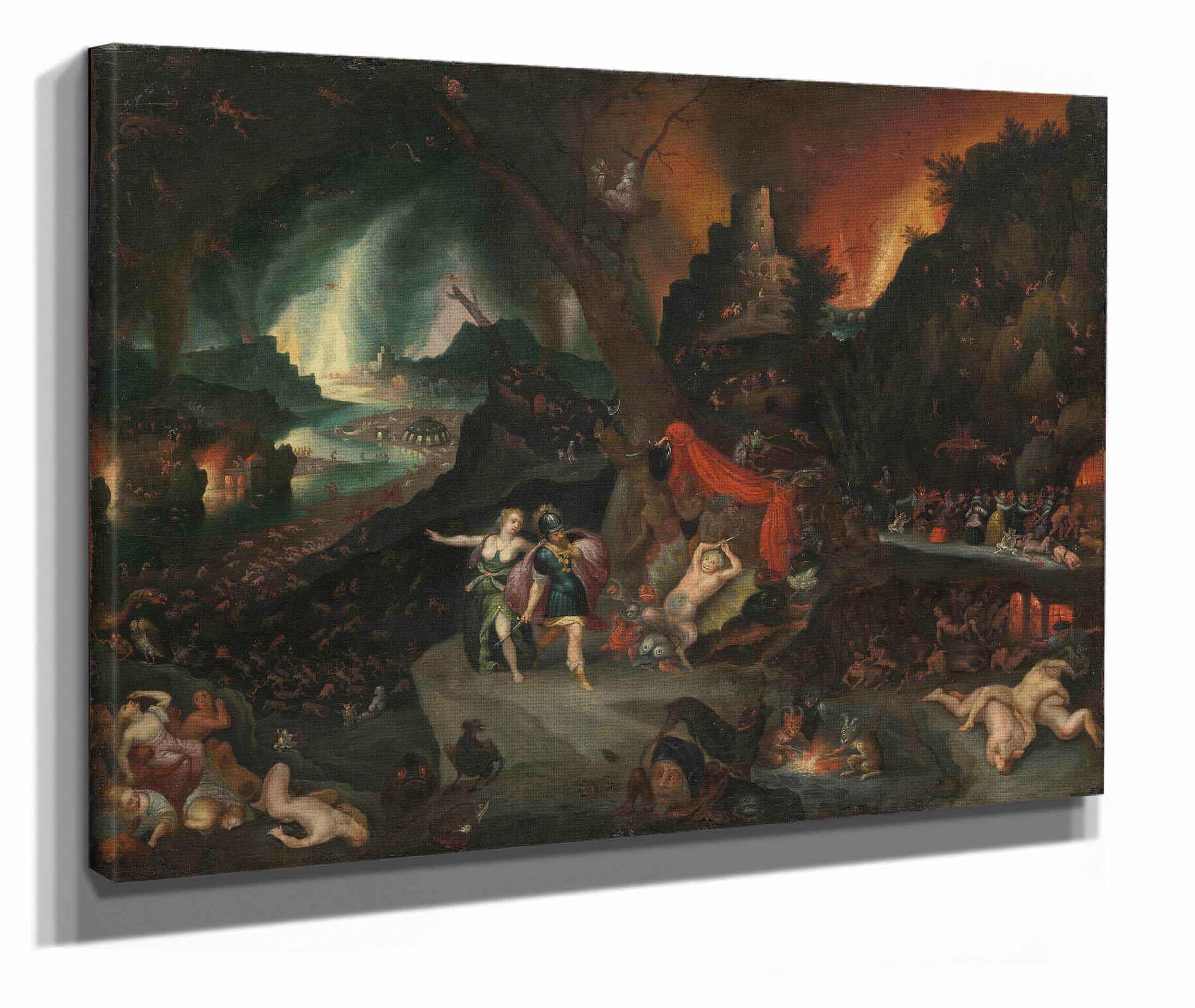 Aeneas And The Sibyl In The Underworld S by Jan Brueghel The Younger - Image 2