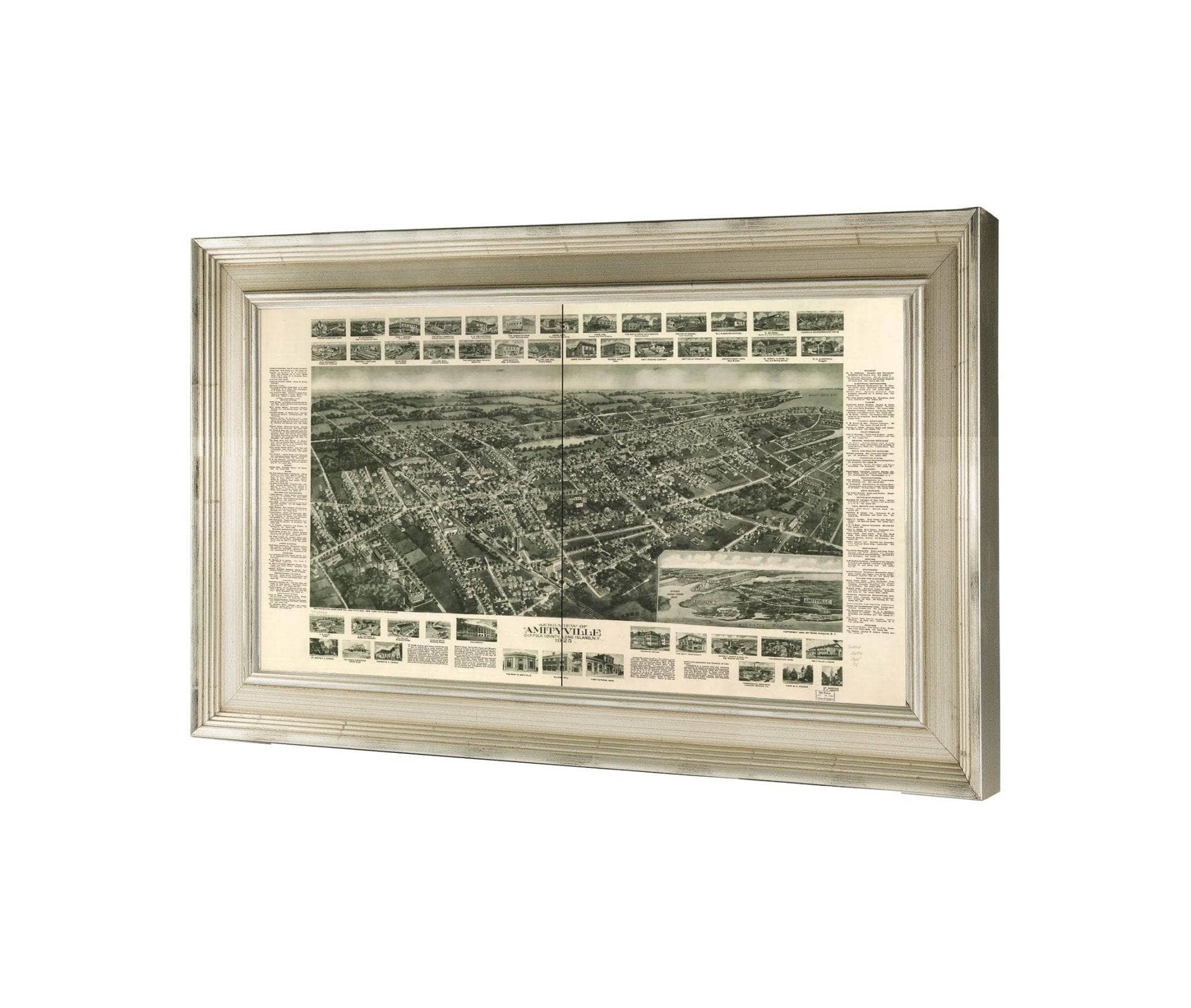 Aero View Of Amityville Suffolk County Long Island Ny 1925 State Of New York - Image 3