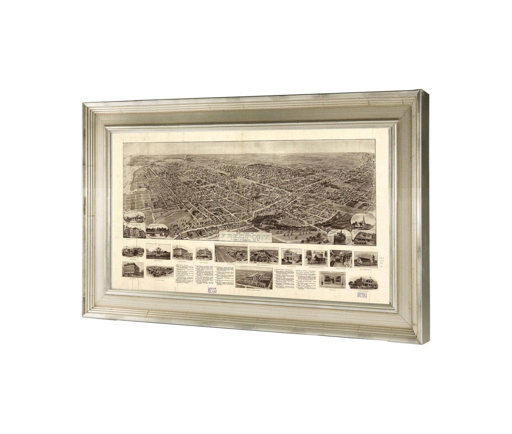 Aero View Of Freeport Long Island Ny 1909 State Of New York - Image 3