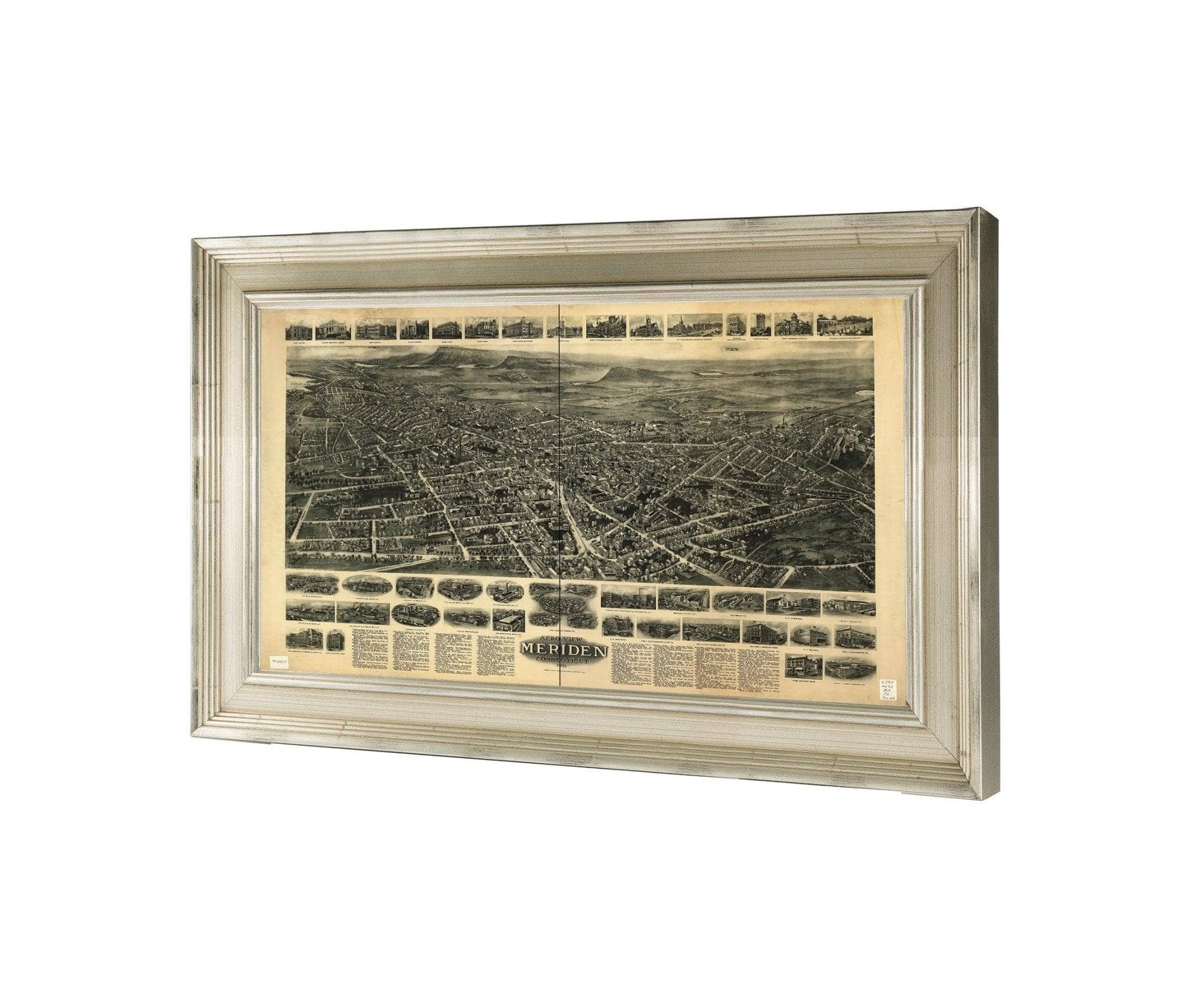 Aero View Of Meriden Connecticut 1918 State Of Connecticut - Image 3