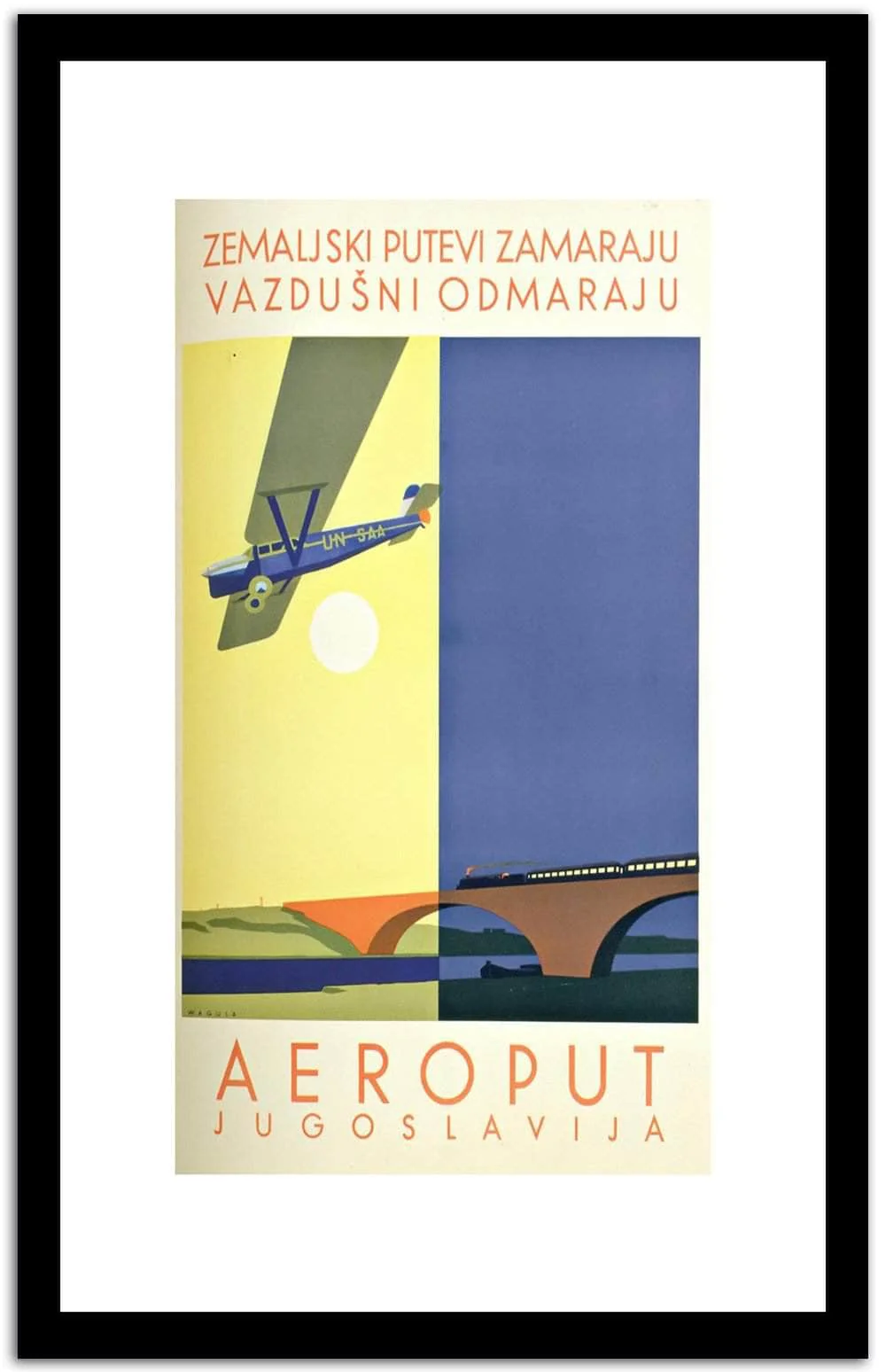 Aeroput Vintage Poster