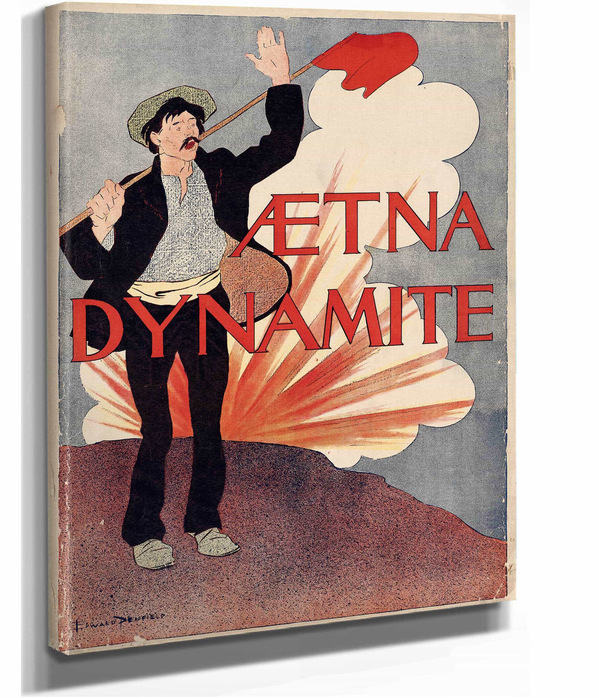 Aetna Dynamite by Edward Penfield - Image 2