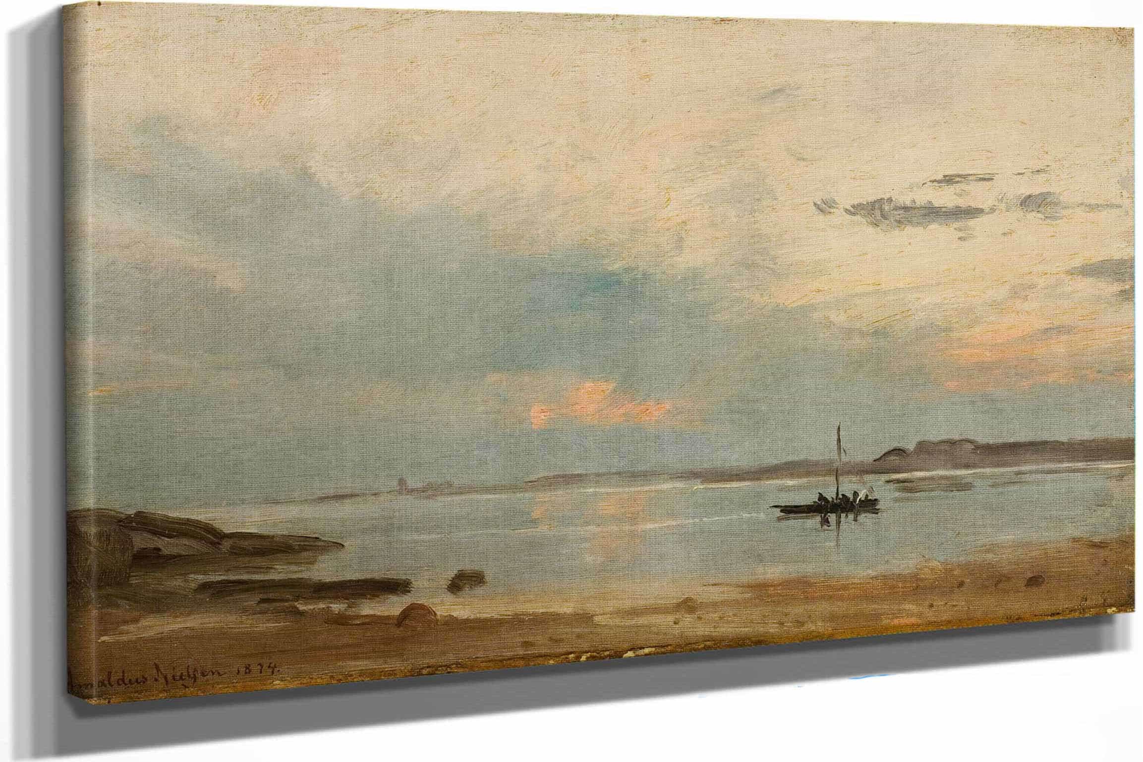 Aften Arisholmen By Amaldus Nielsen
