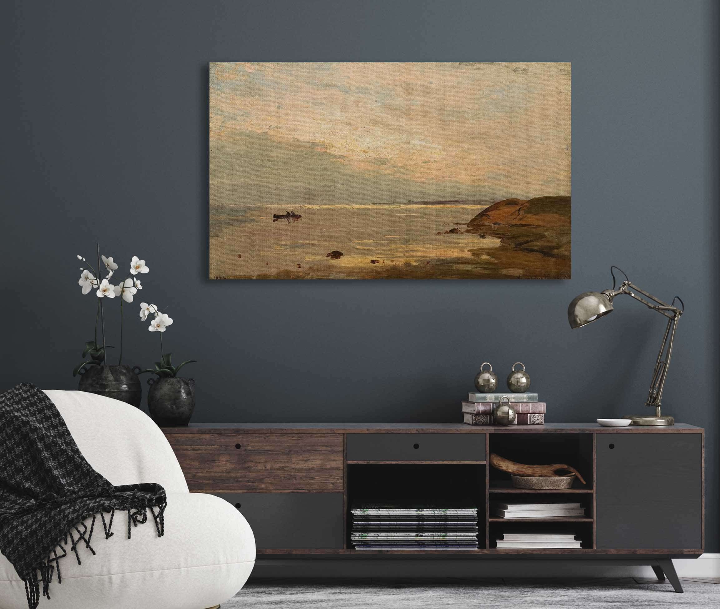 Aften Ved Hvaler By Amaldus Nielsen - Image 5