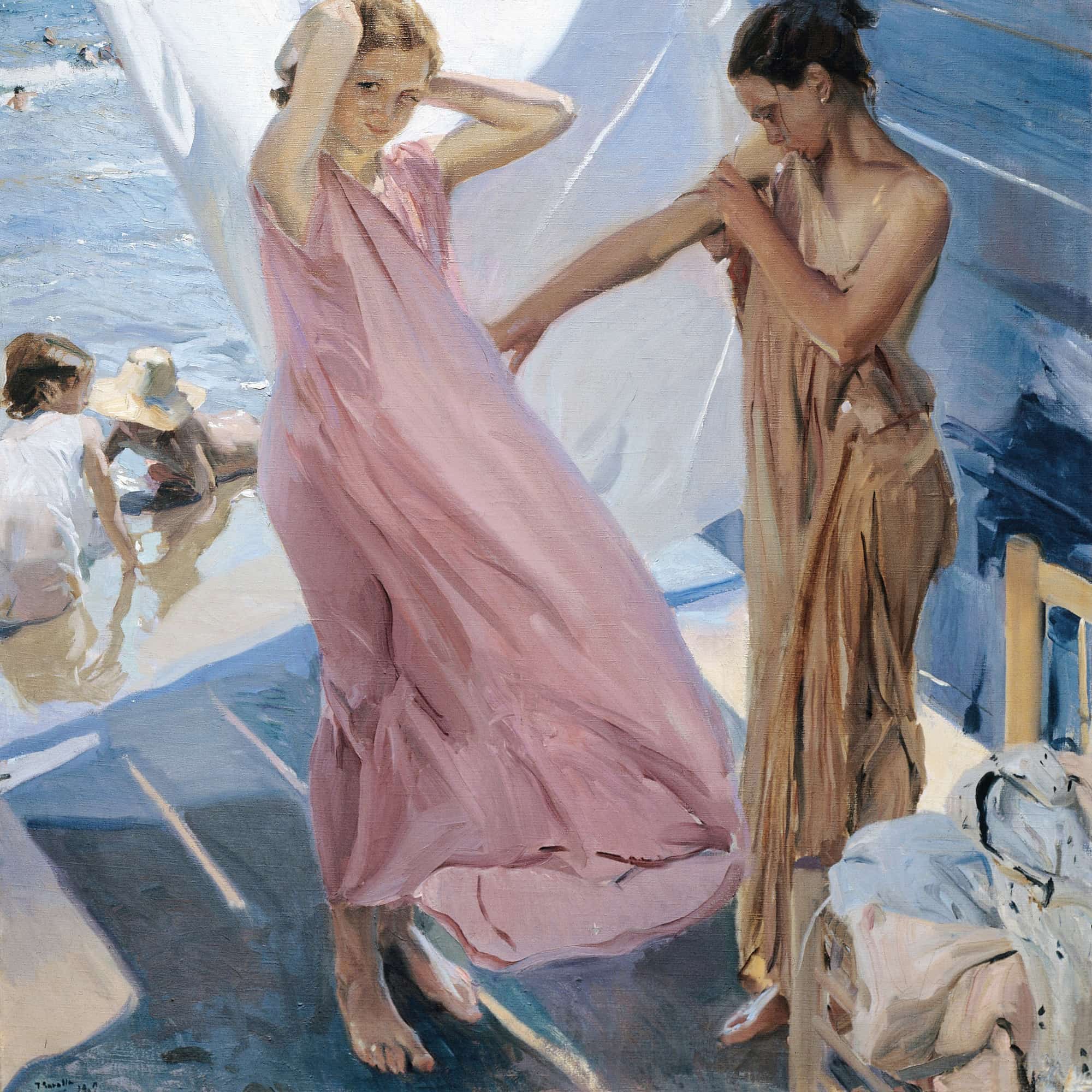 After Bathing Valencia by Joaquin Sorolla - Image 4
