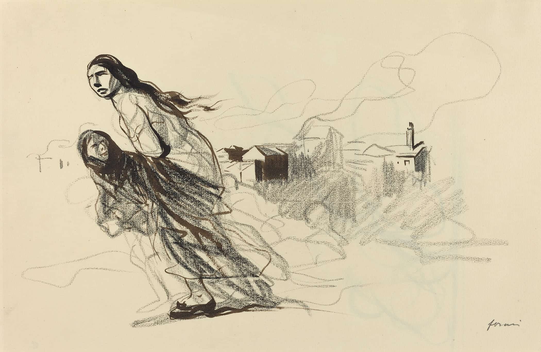 After Douai Ii Probably by Jean Louis Forain - Image 2