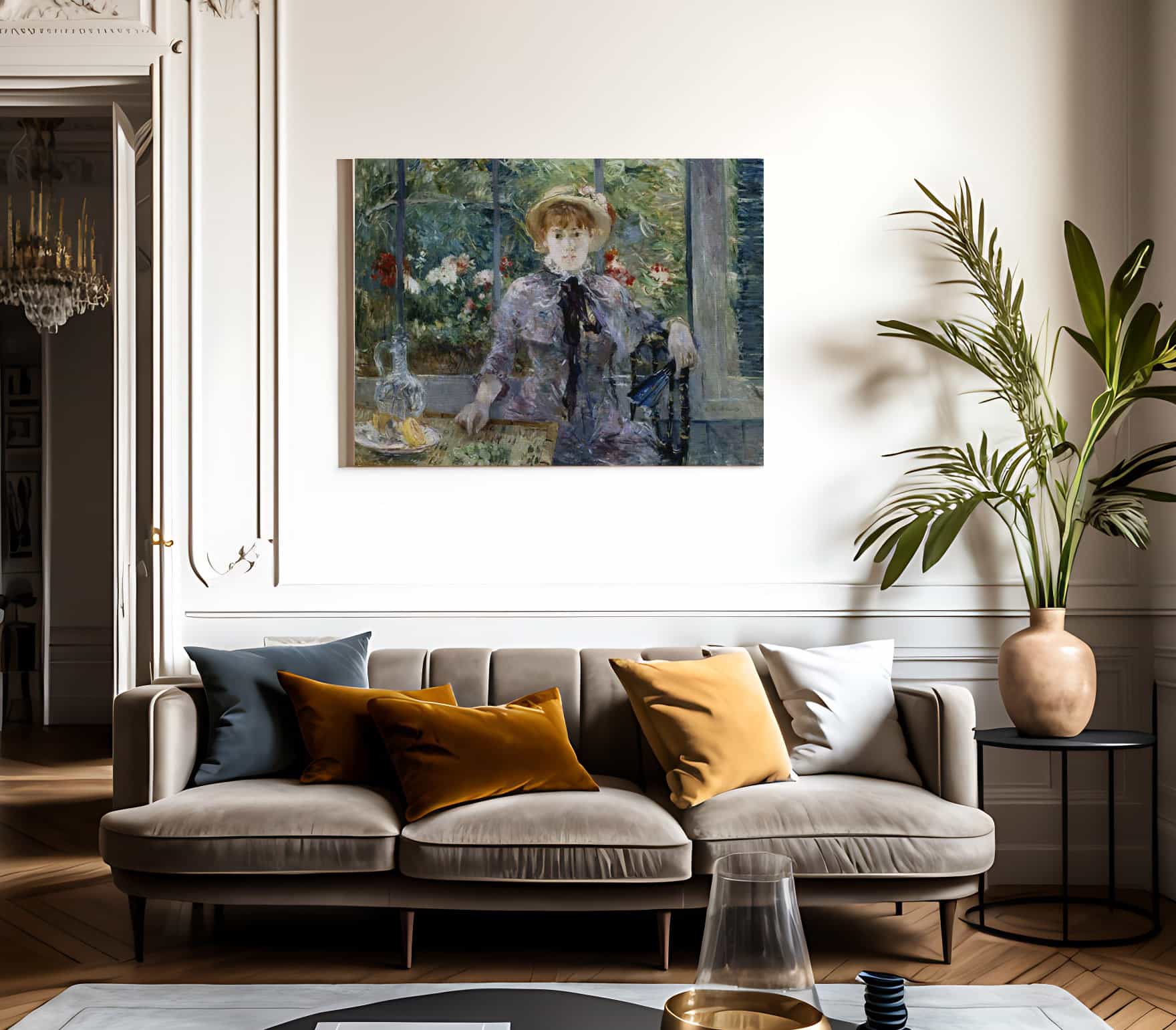 After Lunch By Berthe Morisot - Image 3