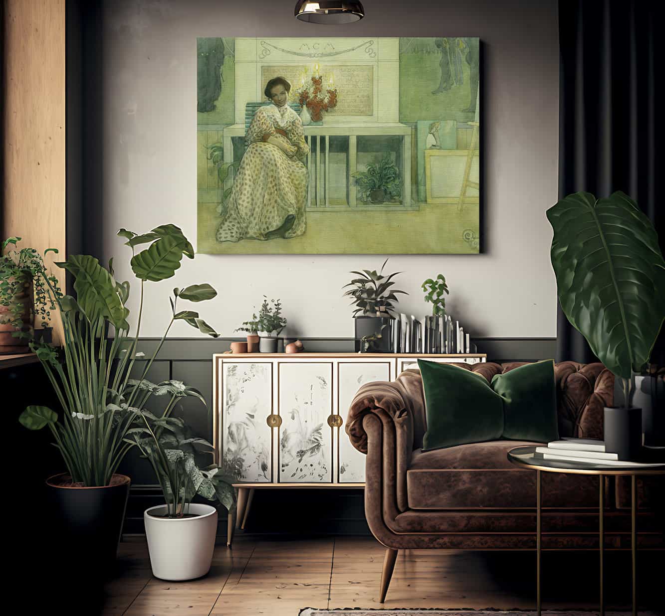 After The Prom By Carl Larsson - Image 2