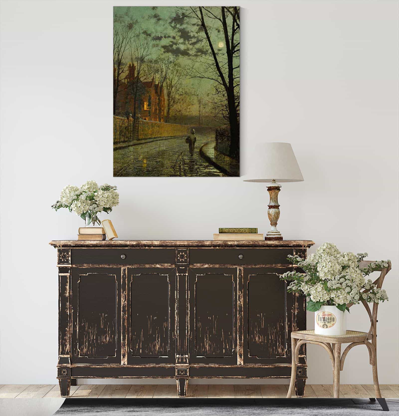 After The Shower by John Atkinson Grimshaw - Image 4