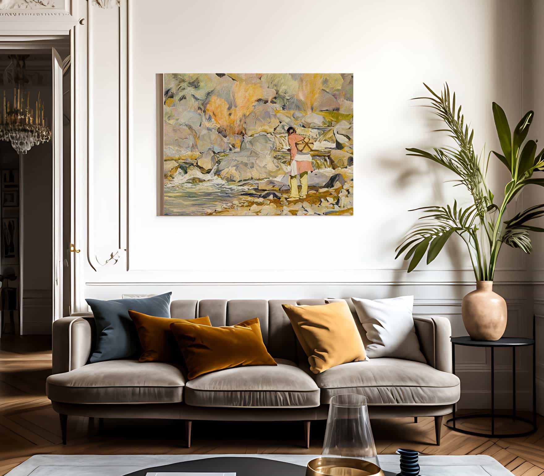 After Them By Walter Ufer - Image 3