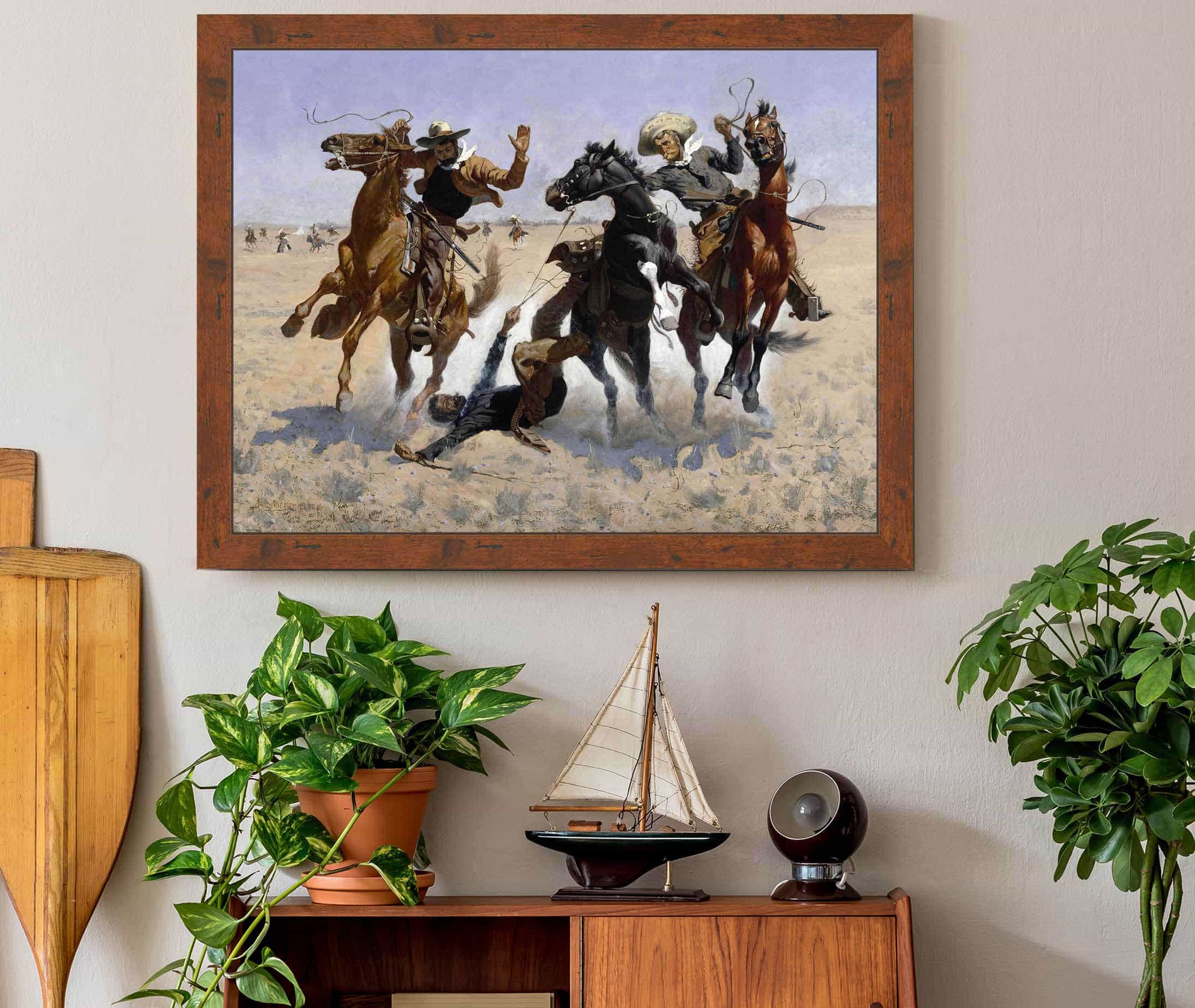 Aiding A Comrade by Frederic Remington - Image 3