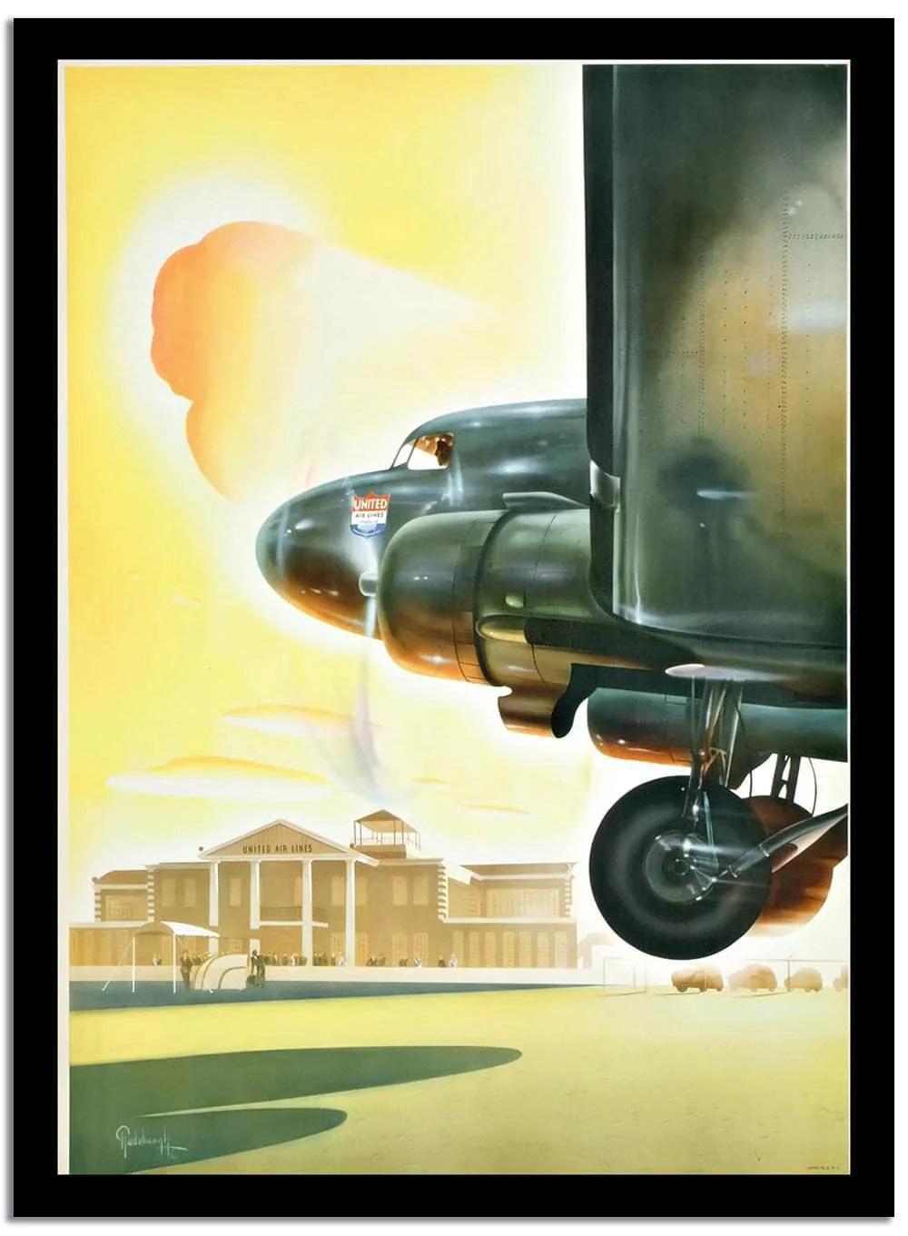 Airplane Vintage Poster - Image 2