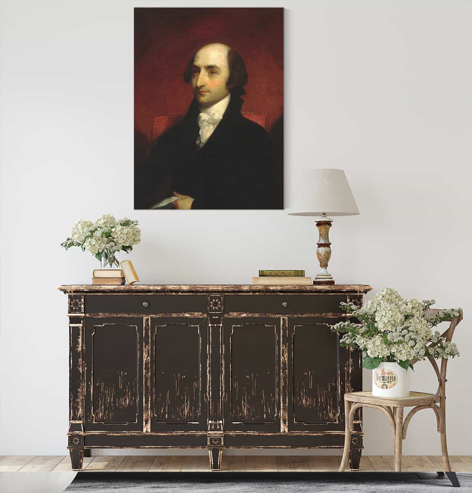 Albert Gallatin by Gilbert Stuart - Image 4