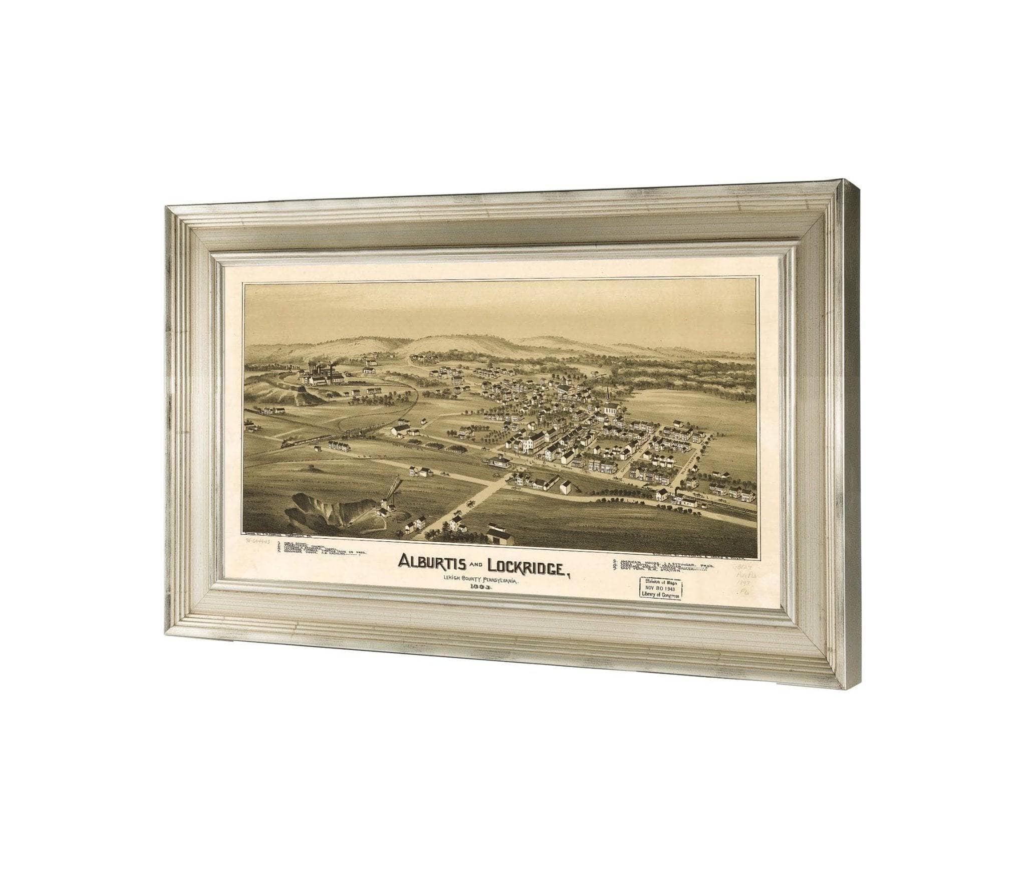 Alburtis And Lockridge Lehigh County Pennsylvania 1893 State Of Pennsylvania - Image 3