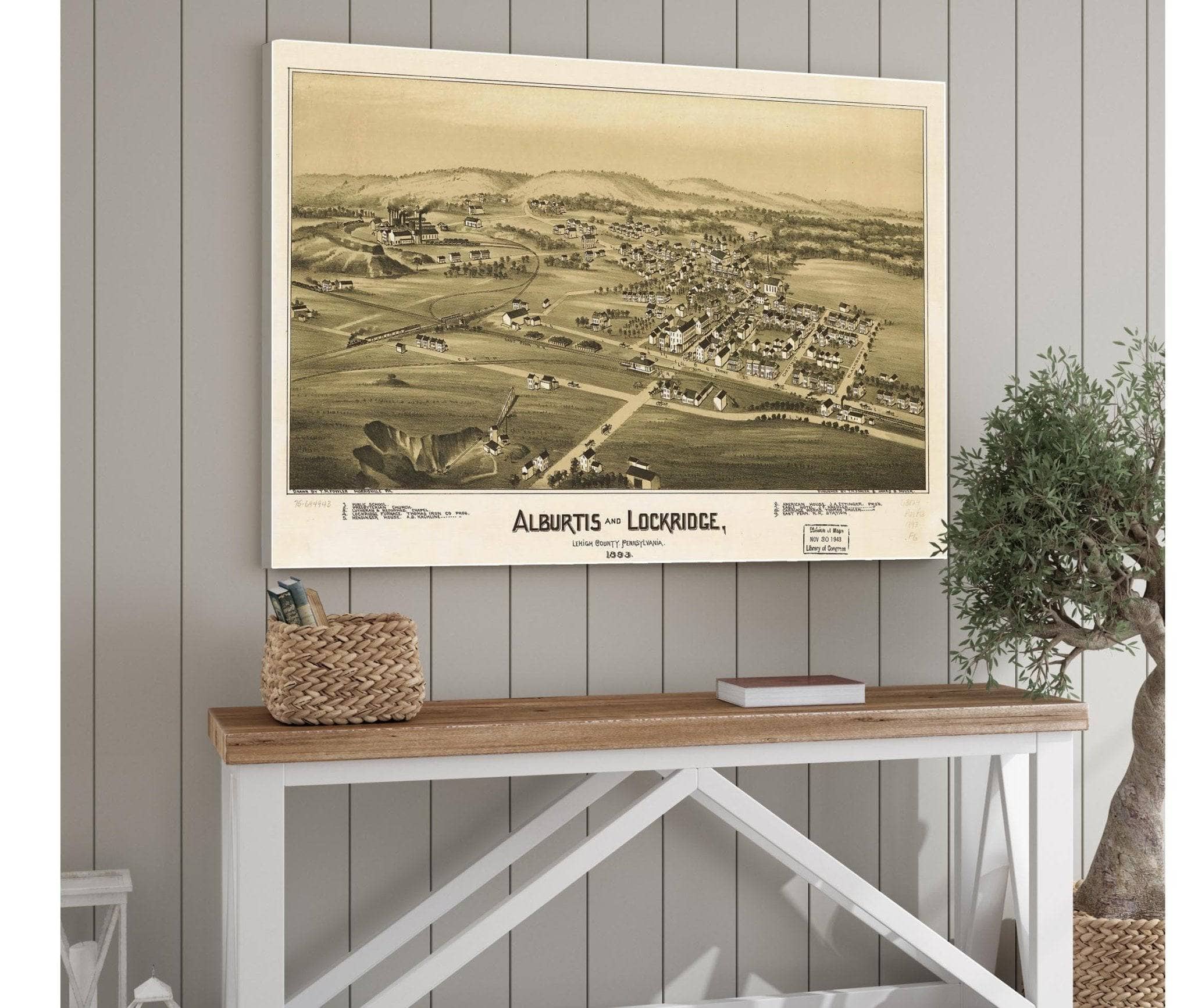 Alburtis And Lockridge Lehigh County Pennsylvania 1893 State Of Pennsylvania - Image 5