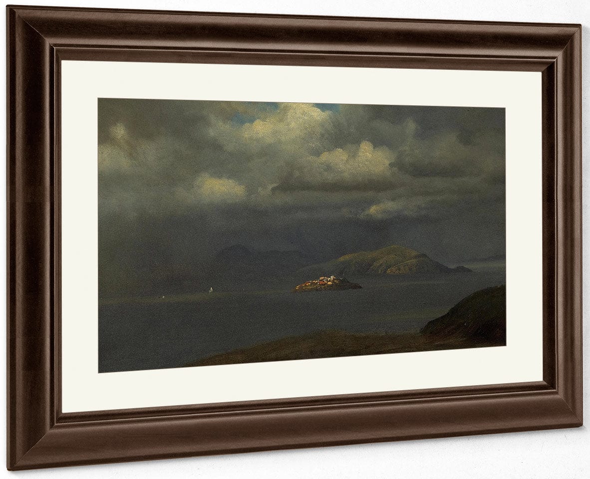 Alcatraz, San Francisco Bay, 1875 By Albert Bierstadt By Albert Bierstadt - Image 3