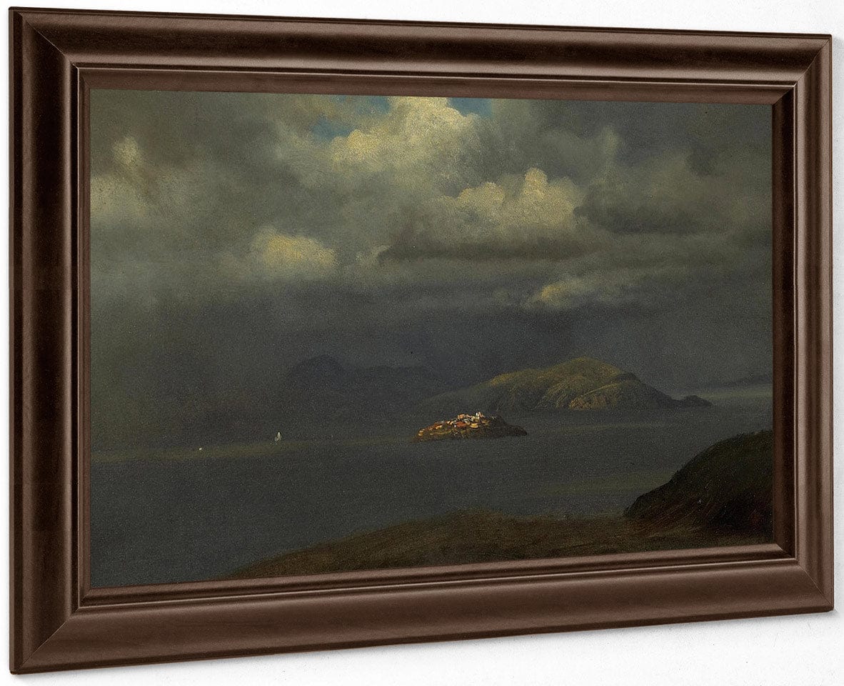 Alcatraz, San Francisco Bay, 1875 By Albert Bierstadt By Albert Bierstadt - Image 4