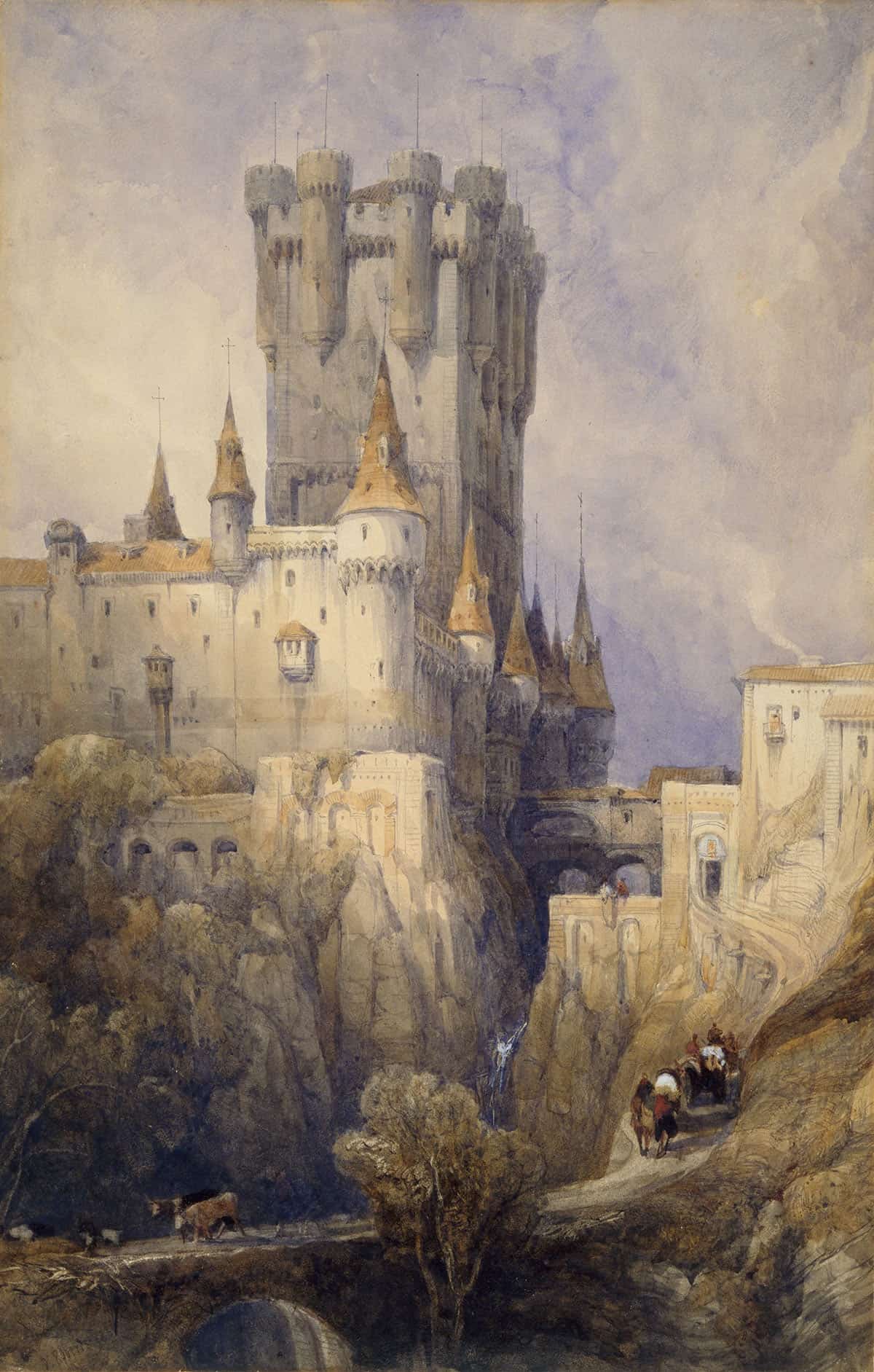 Alcazar Segovia Spain by David Roberts - Image 3