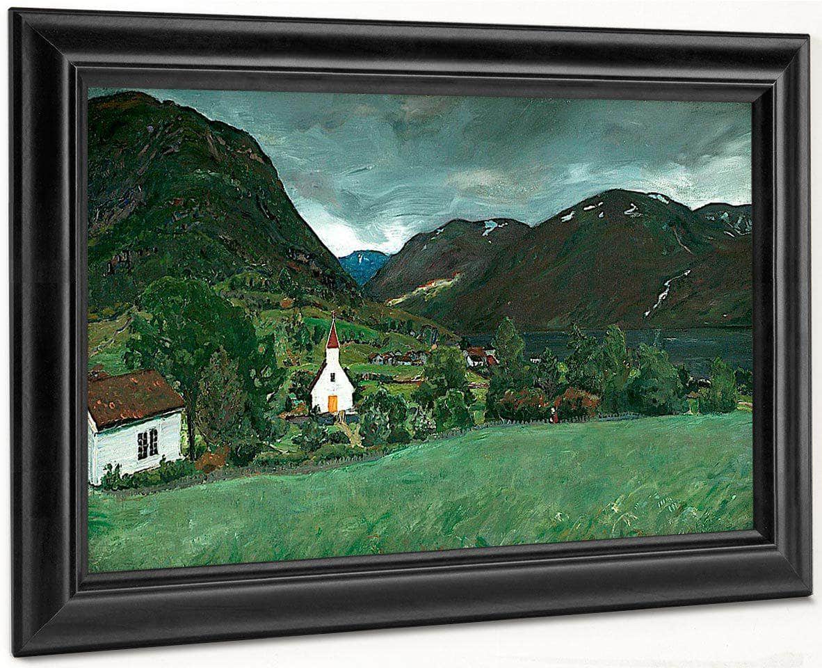 Alhus Vicarage And Church By Nicolai Astrup - Image 8