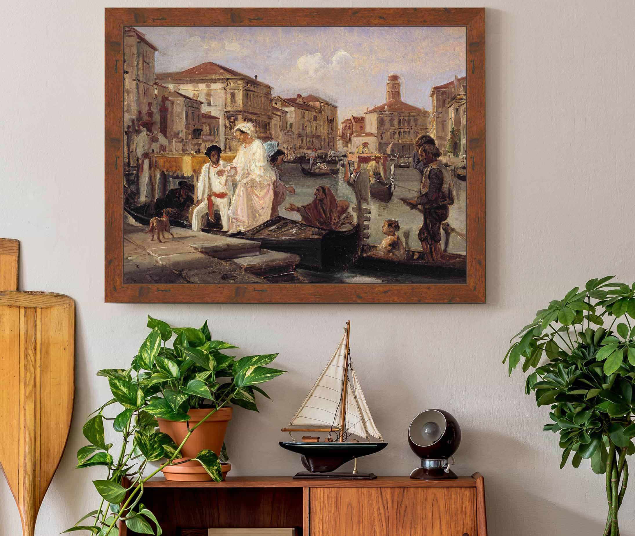 Alighting From A Gondola In Venice by Wilhelm Marstrand - Image 3