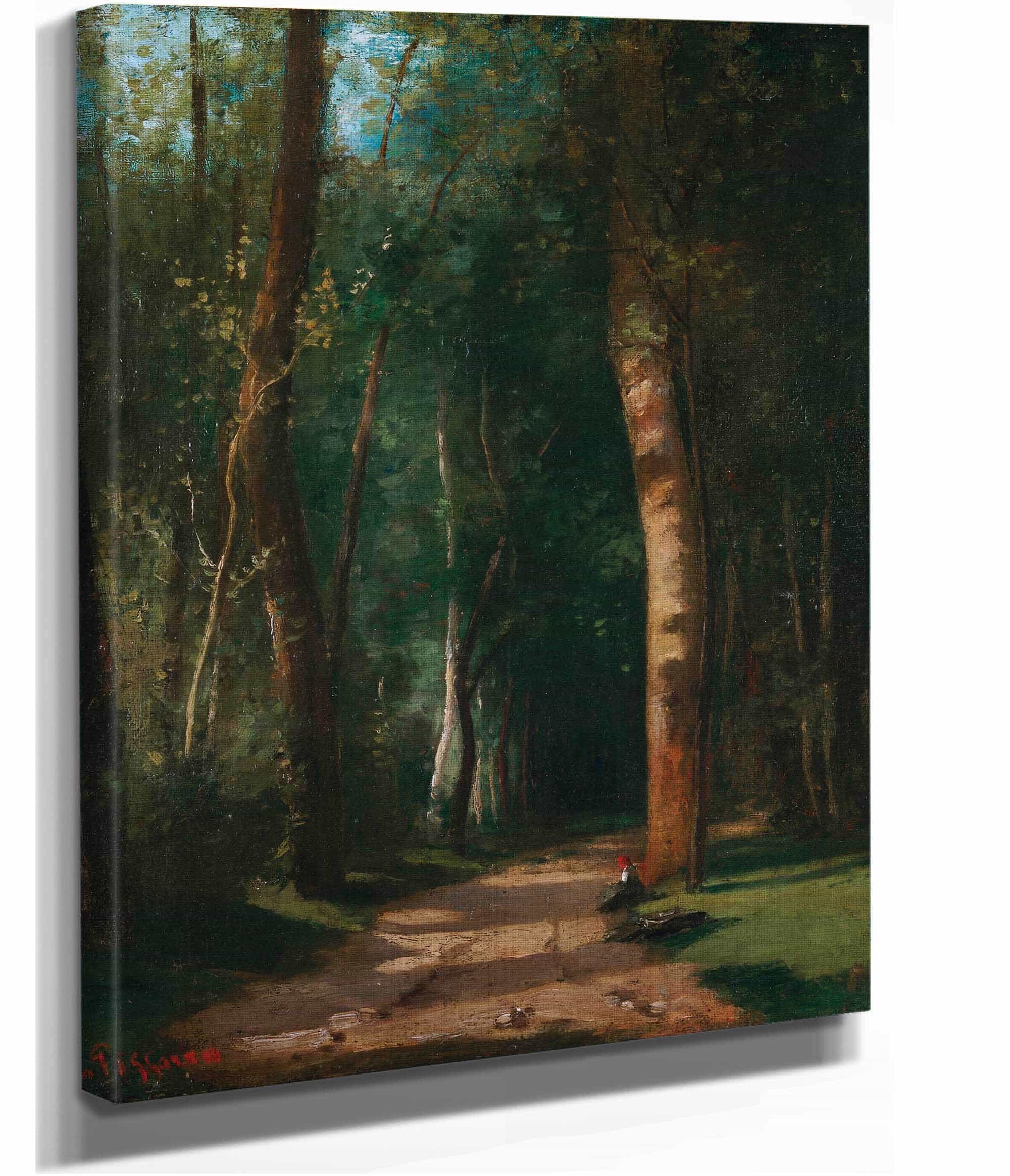 Allee Dans Une Foret by Camille Pissarro - Image 2