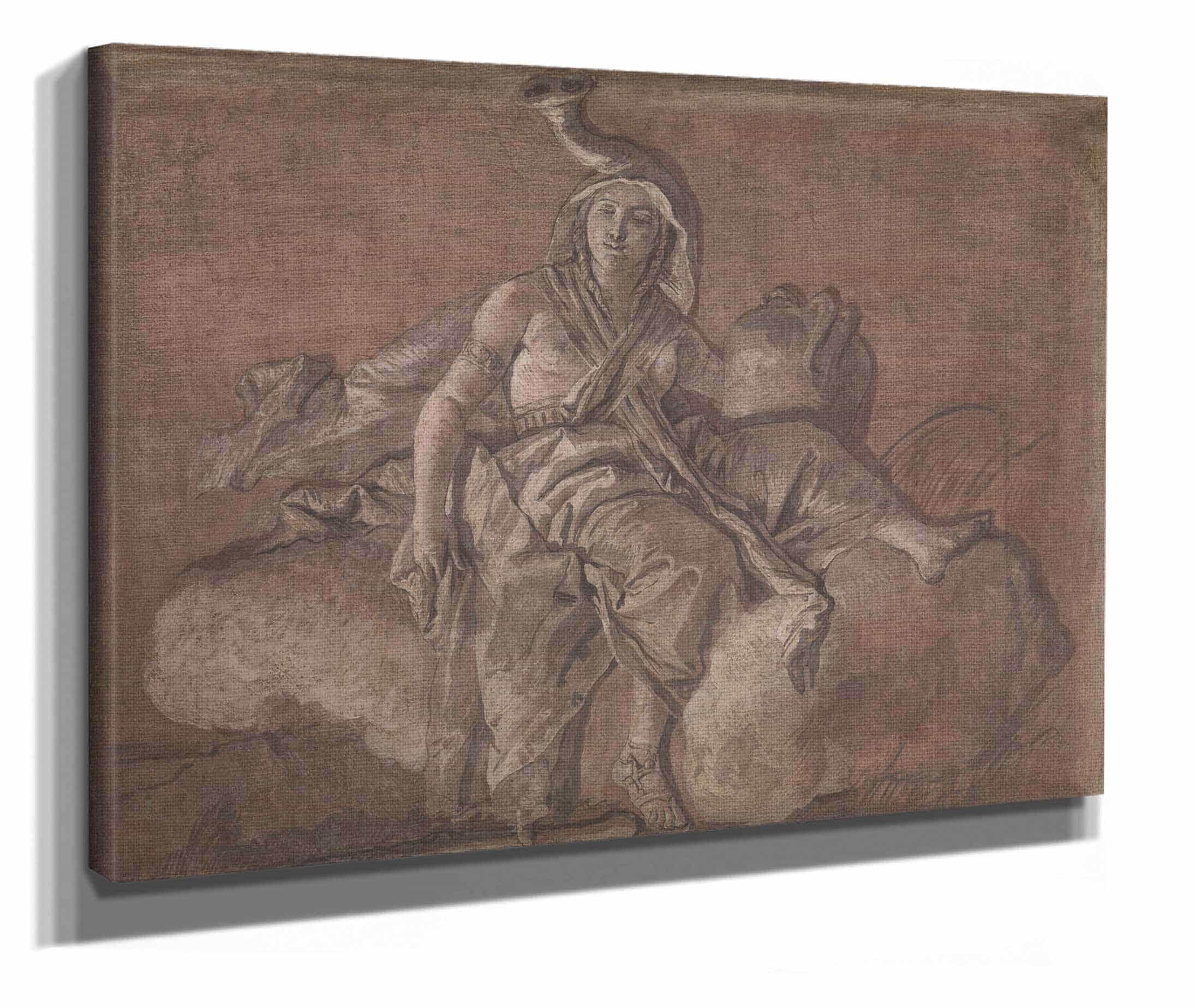 Allegorical Figure Representing Africa by Giovanni Domenico Tiepolo - Image 2