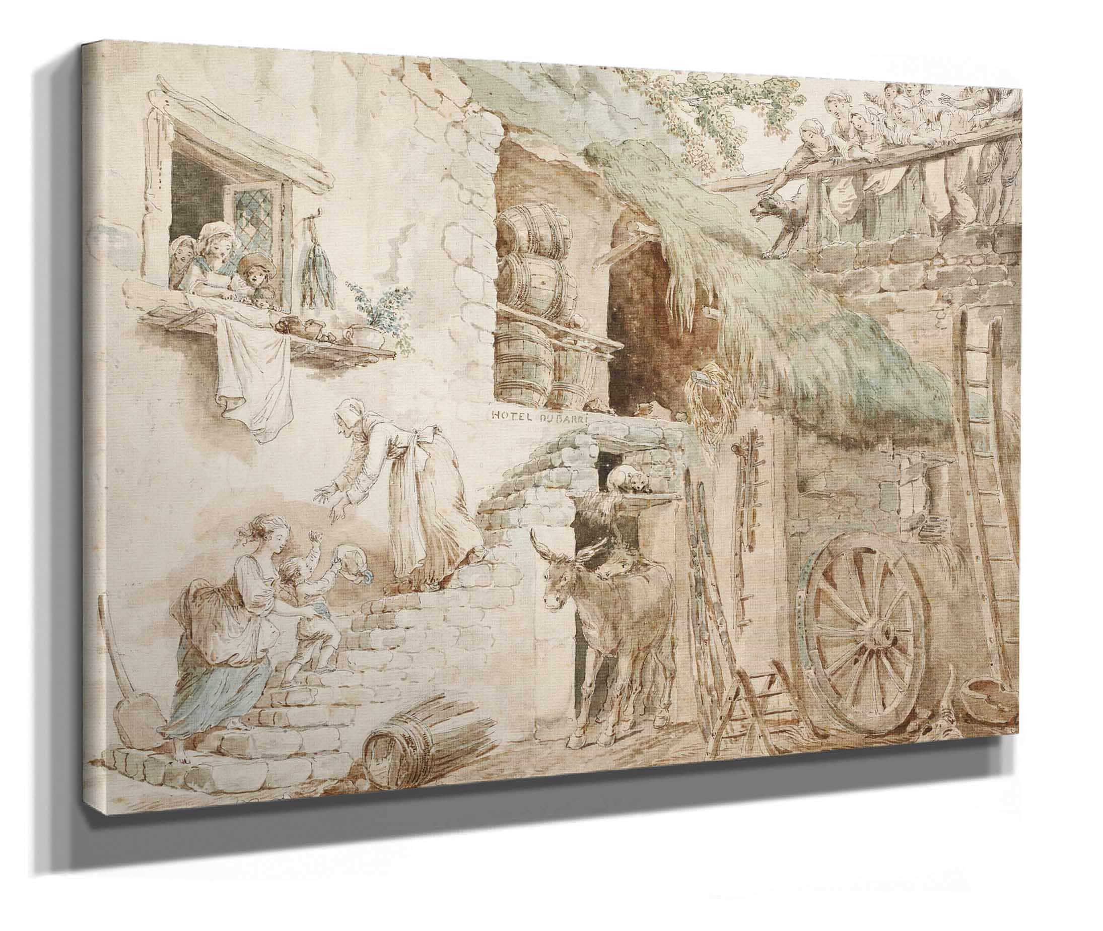 Allegorie De La Chute De La Famille Du Barry by Hubert Robert - Image 2