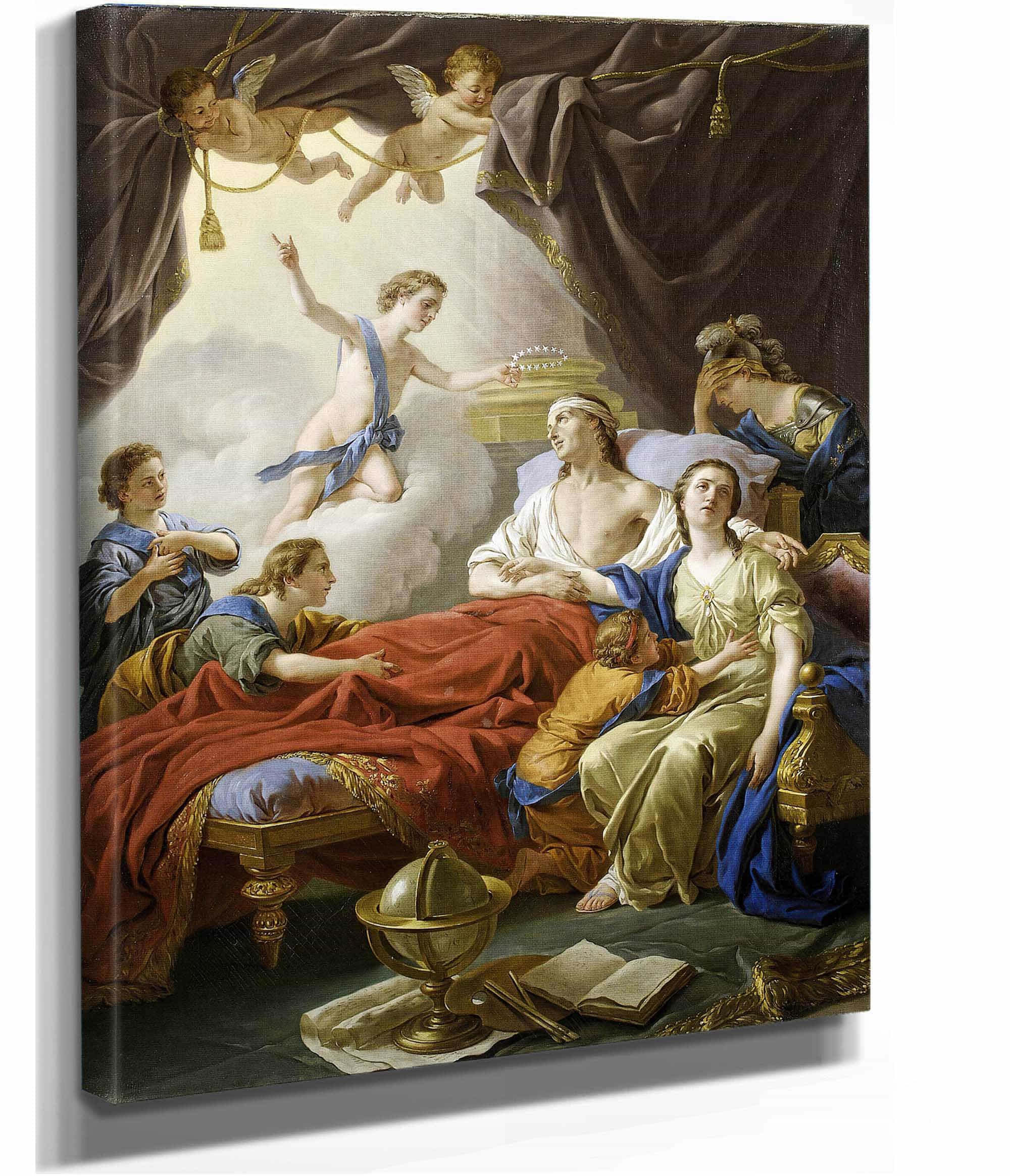 Allegory On The Death Of The Dauphin by Louis Jean Francois Lagrenee - Image 2