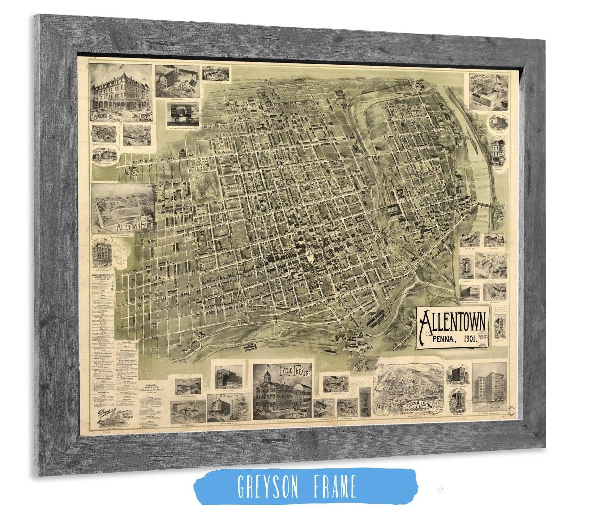 Allentown Penna 1901 State of Pennsylvania - Image 6