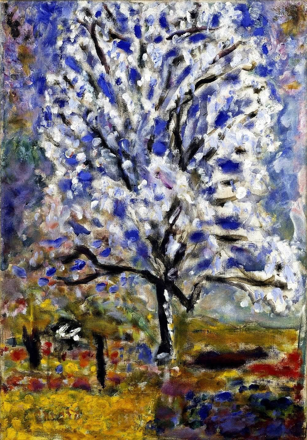 Almond Tree Blossom Painting Pierre Bonnard Canvas Art - Image 5