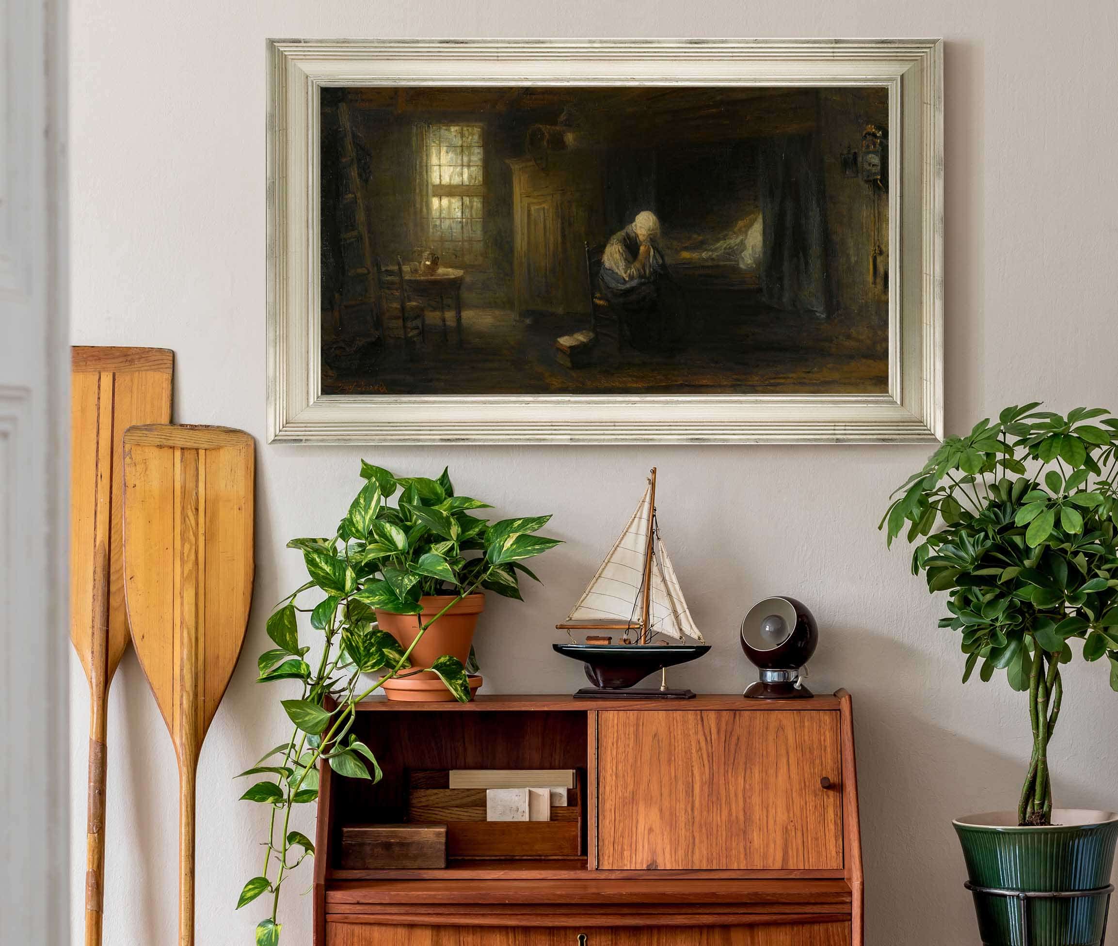 Alone In The World by Jozef Israels - Image 6
